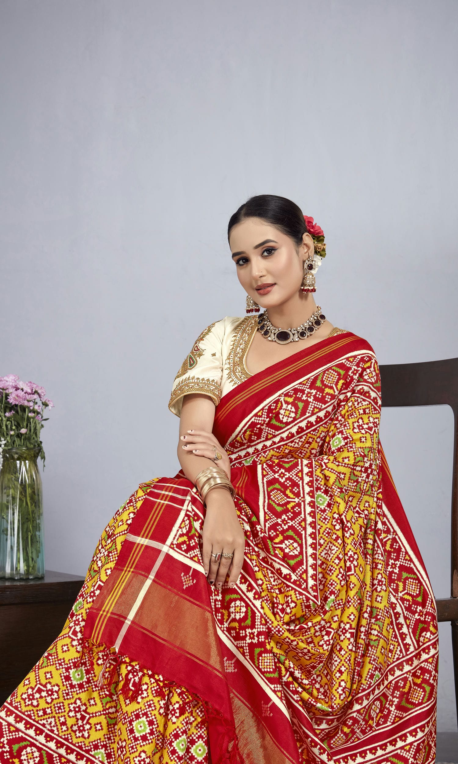 Double Ikat Patola Saree