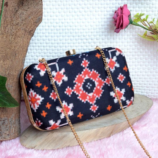 Double Ikat Patola Clutch