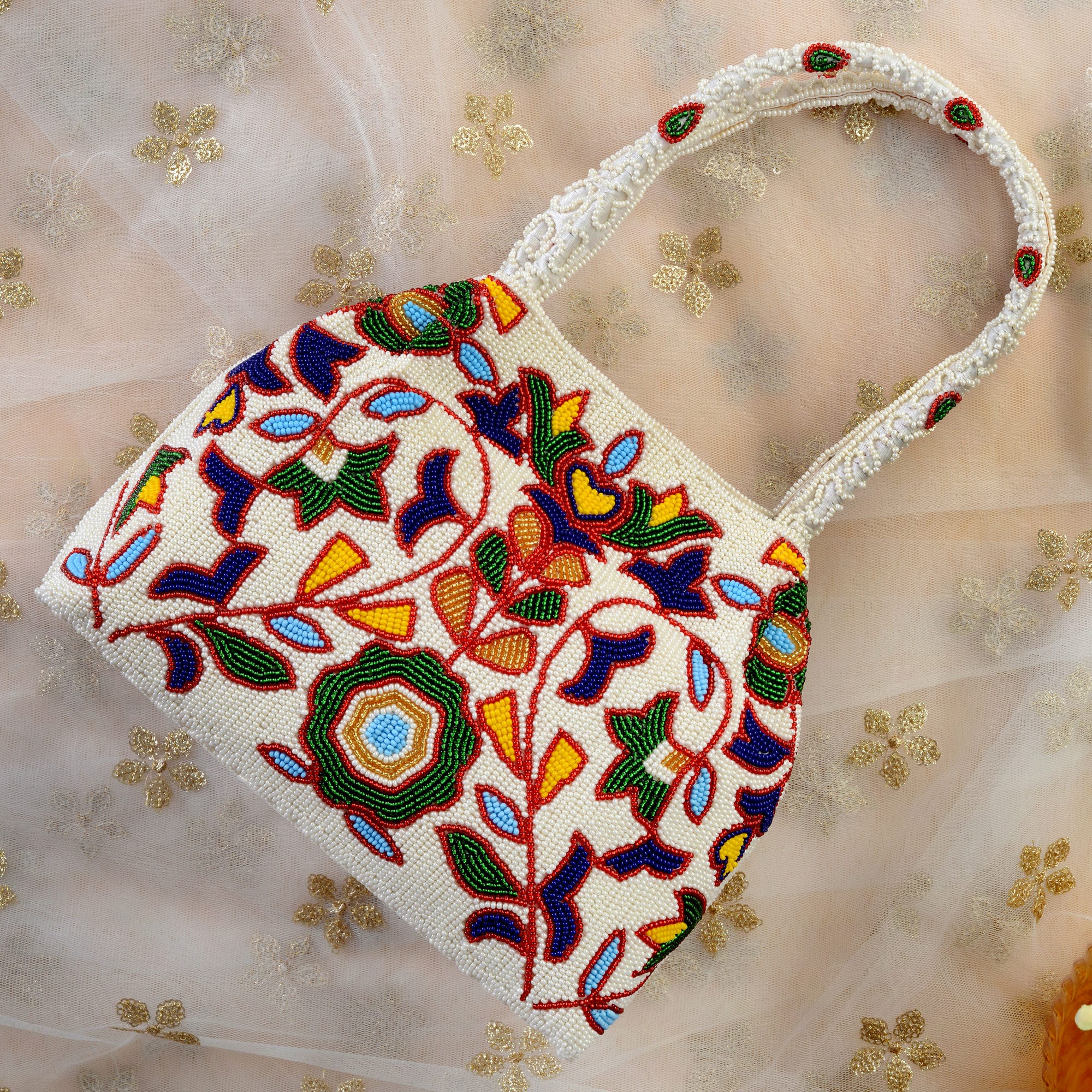Moti Patola Beaded Batva Handbag