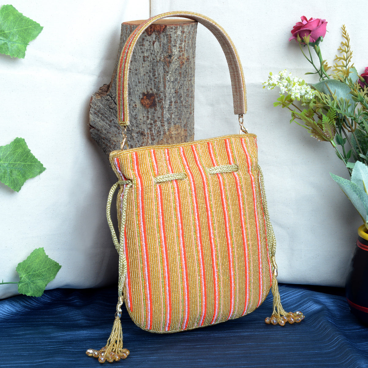 Pearl Beaded Handbag