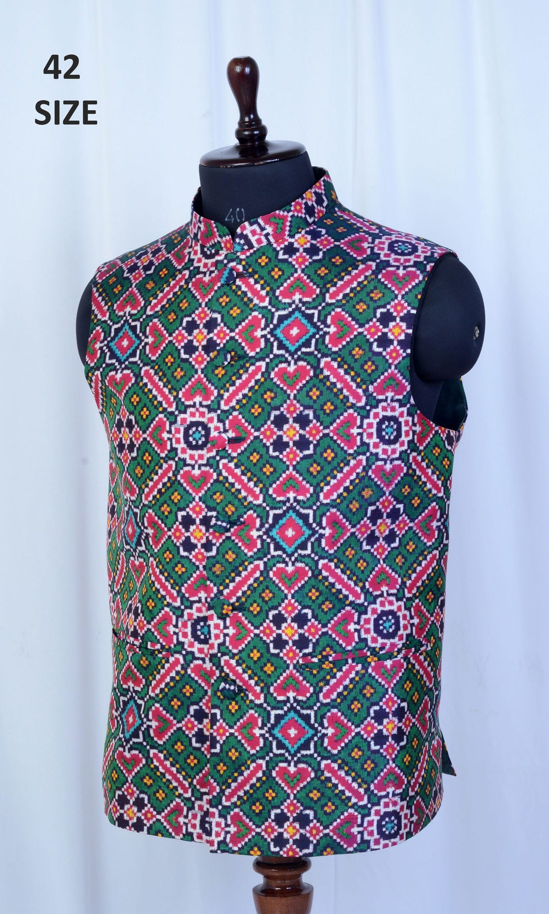 Modi Jacket Double Ikat Patola
