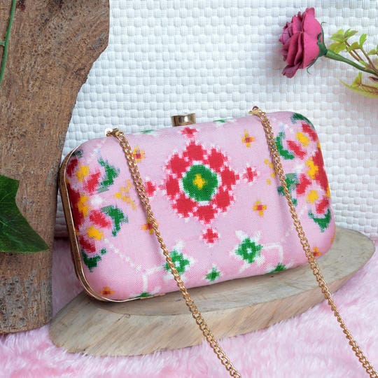 Double Ikat Patola Clutch