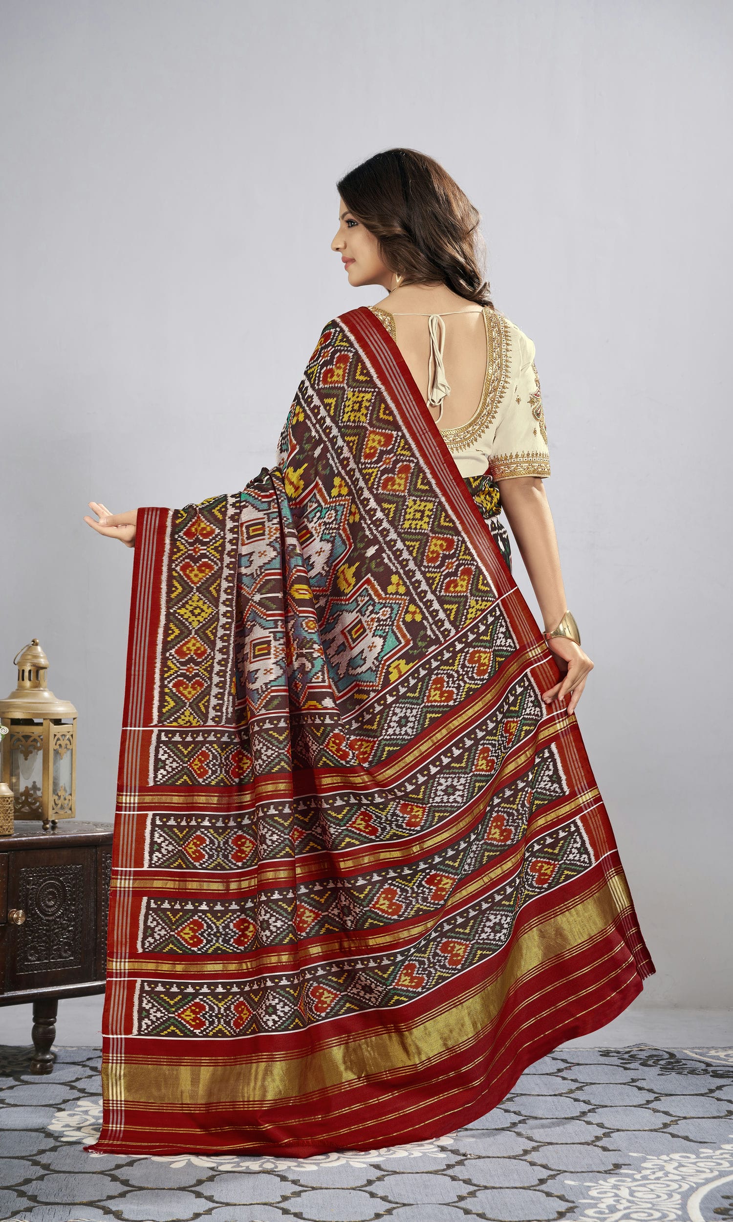 Twill Weave Patola Saree