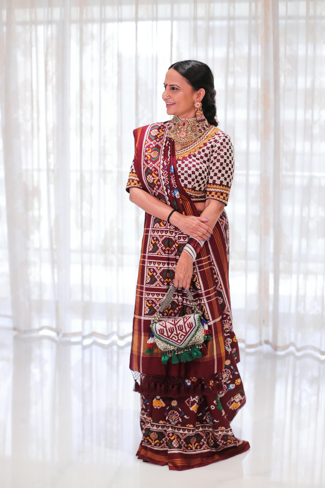 Double Ikat Patola Saree
