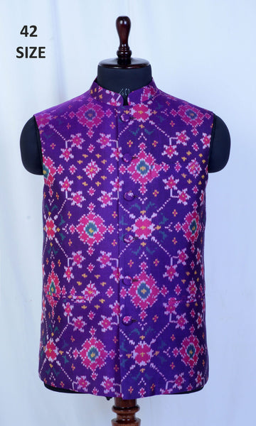 Modi Jacket Single Ikat Patola
