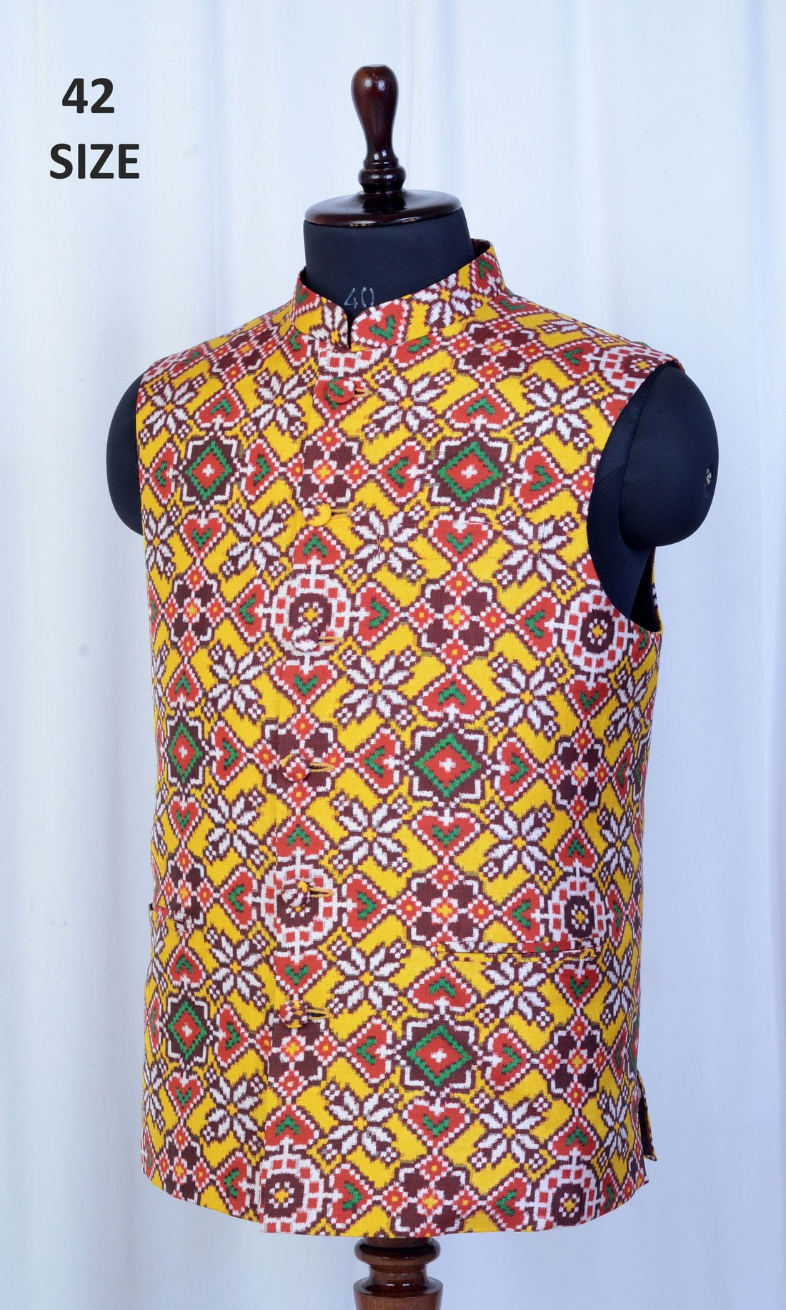 Modi Jacket Double Ikat Patola