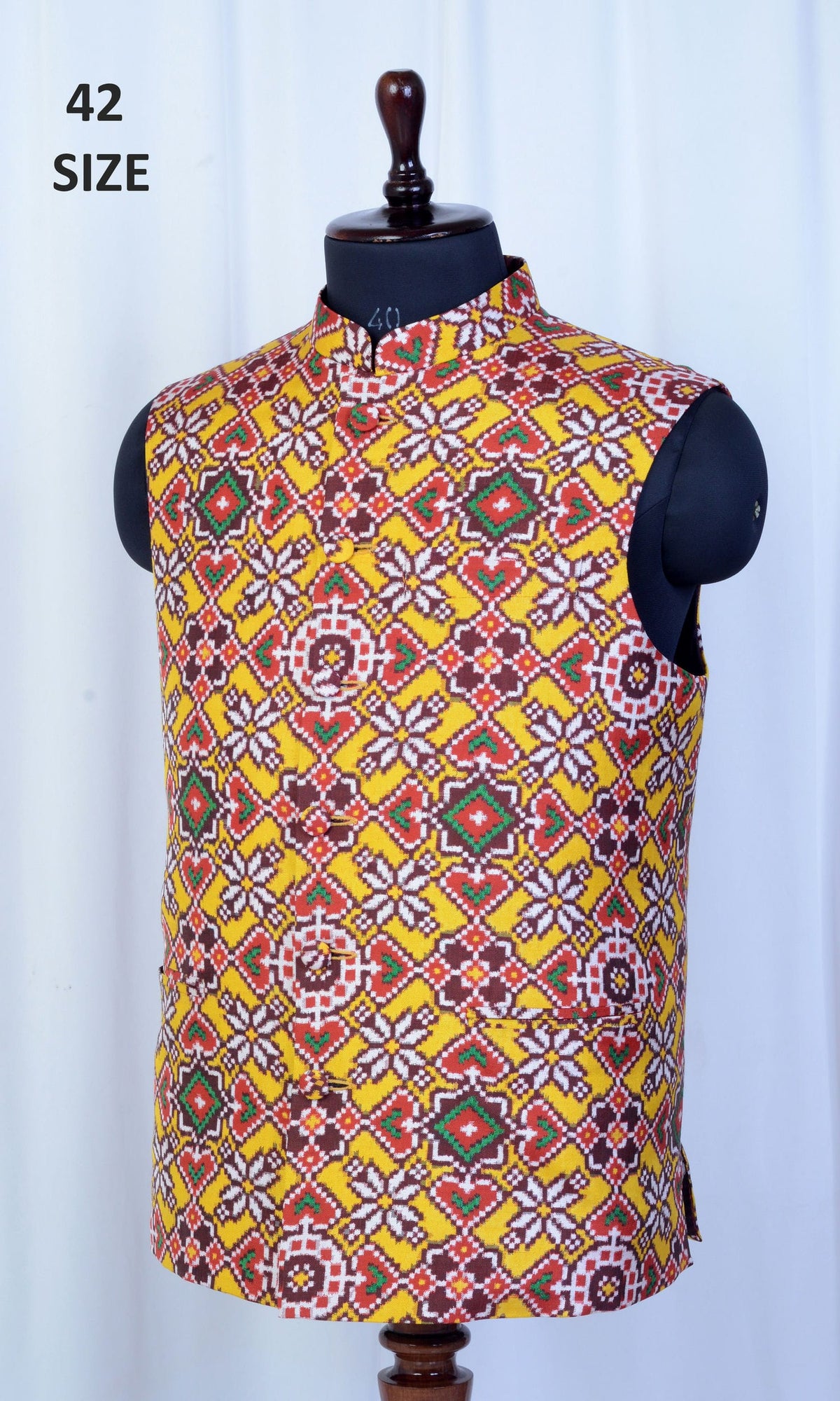 Modi Jacket Double Ikat Patola