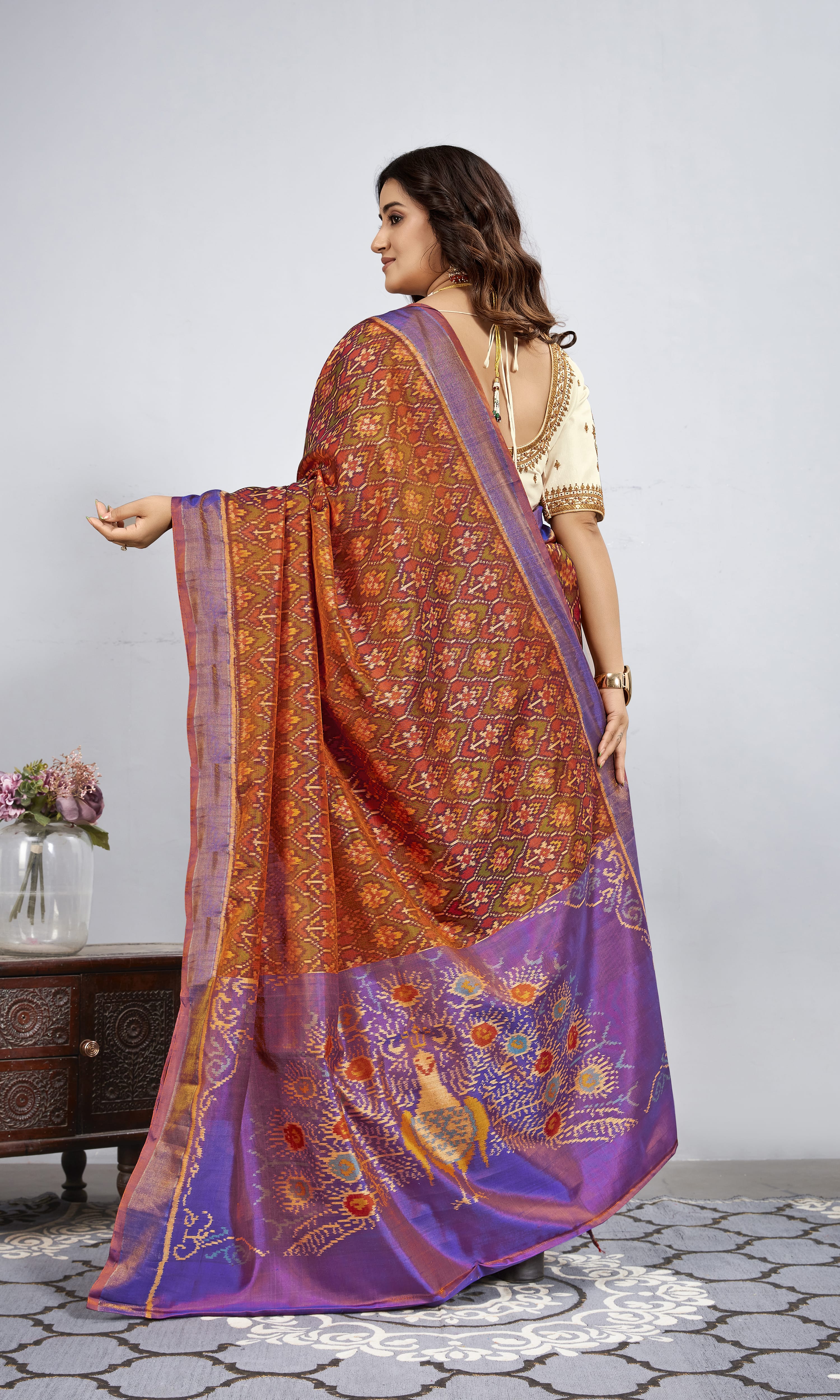 Rajkoti Patola Saree