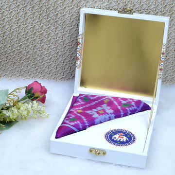 Single Ikat Pocket Square