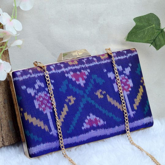 Single Ikat Patola Clutch