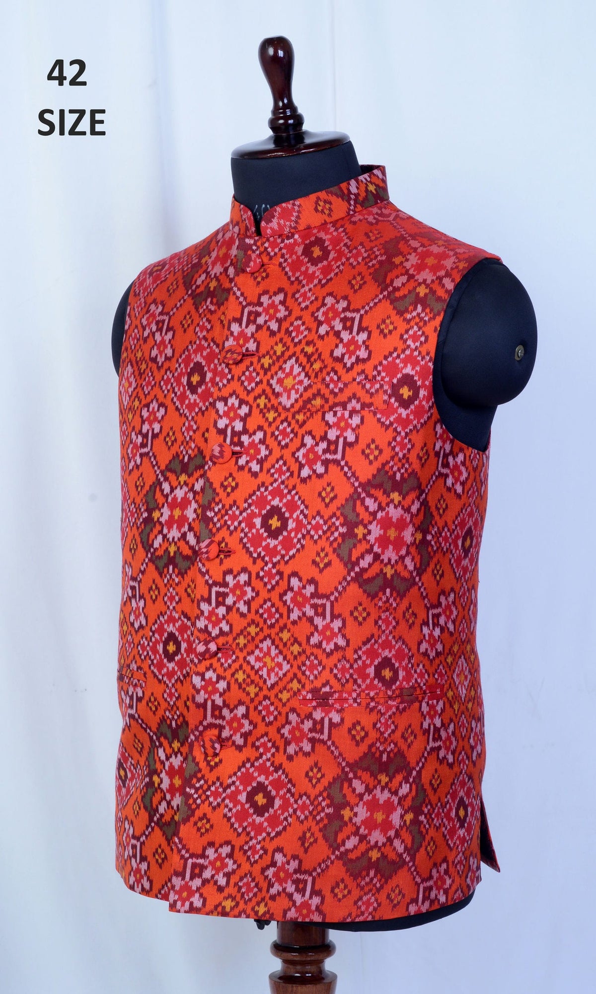 Modi Jacket Single Ikat Patola