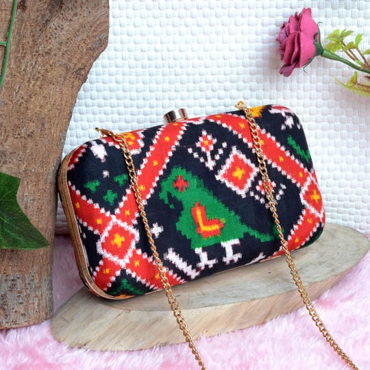 Double Ikat Patola Clutch