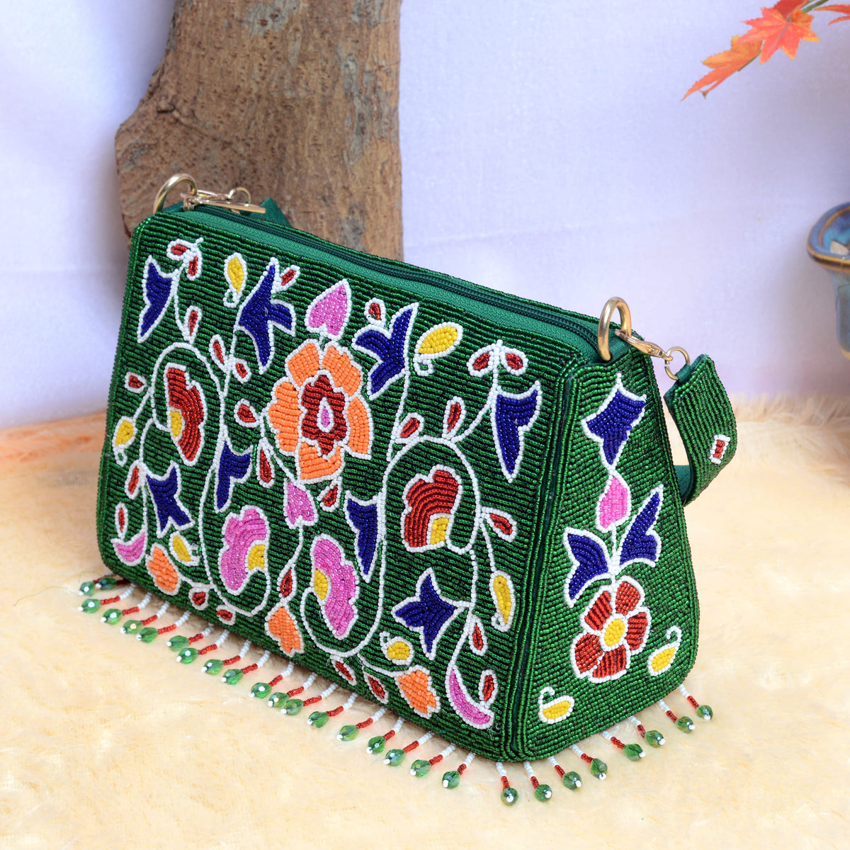 Pearl Beaded Handbag