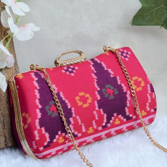 Single Ikat Patola Clutch