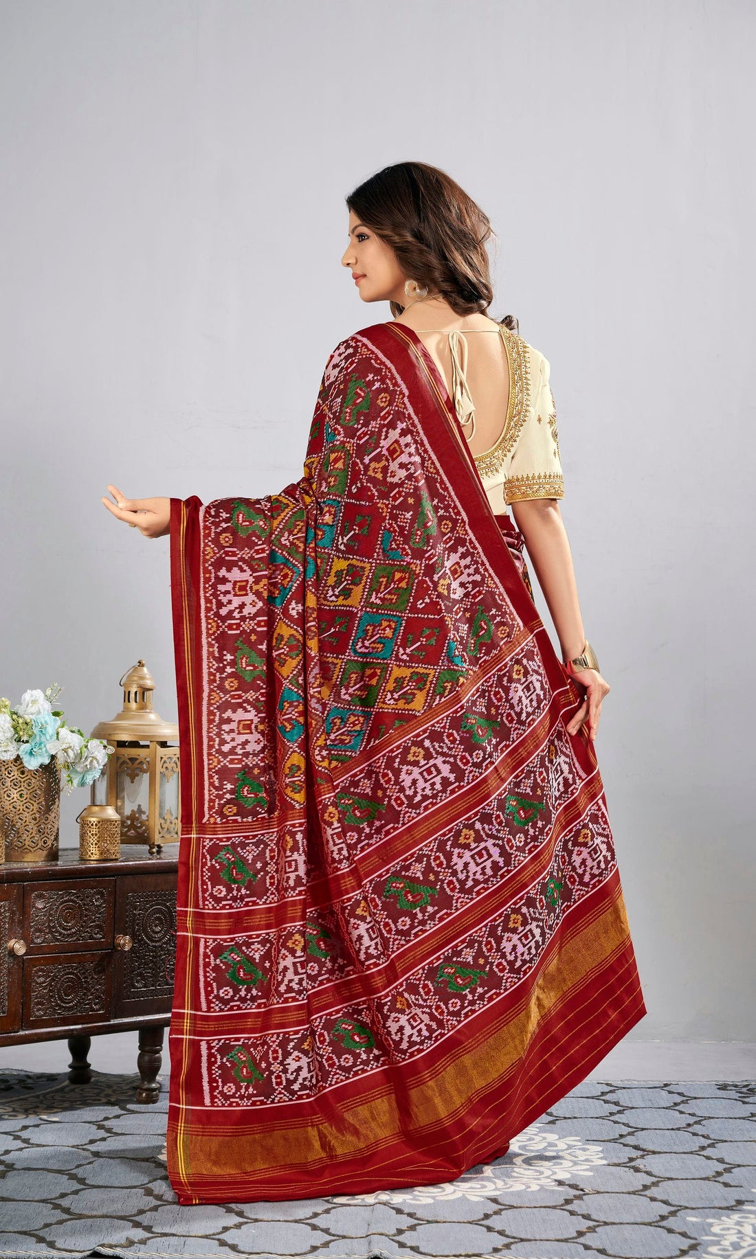 Single Ikat Patola Saree