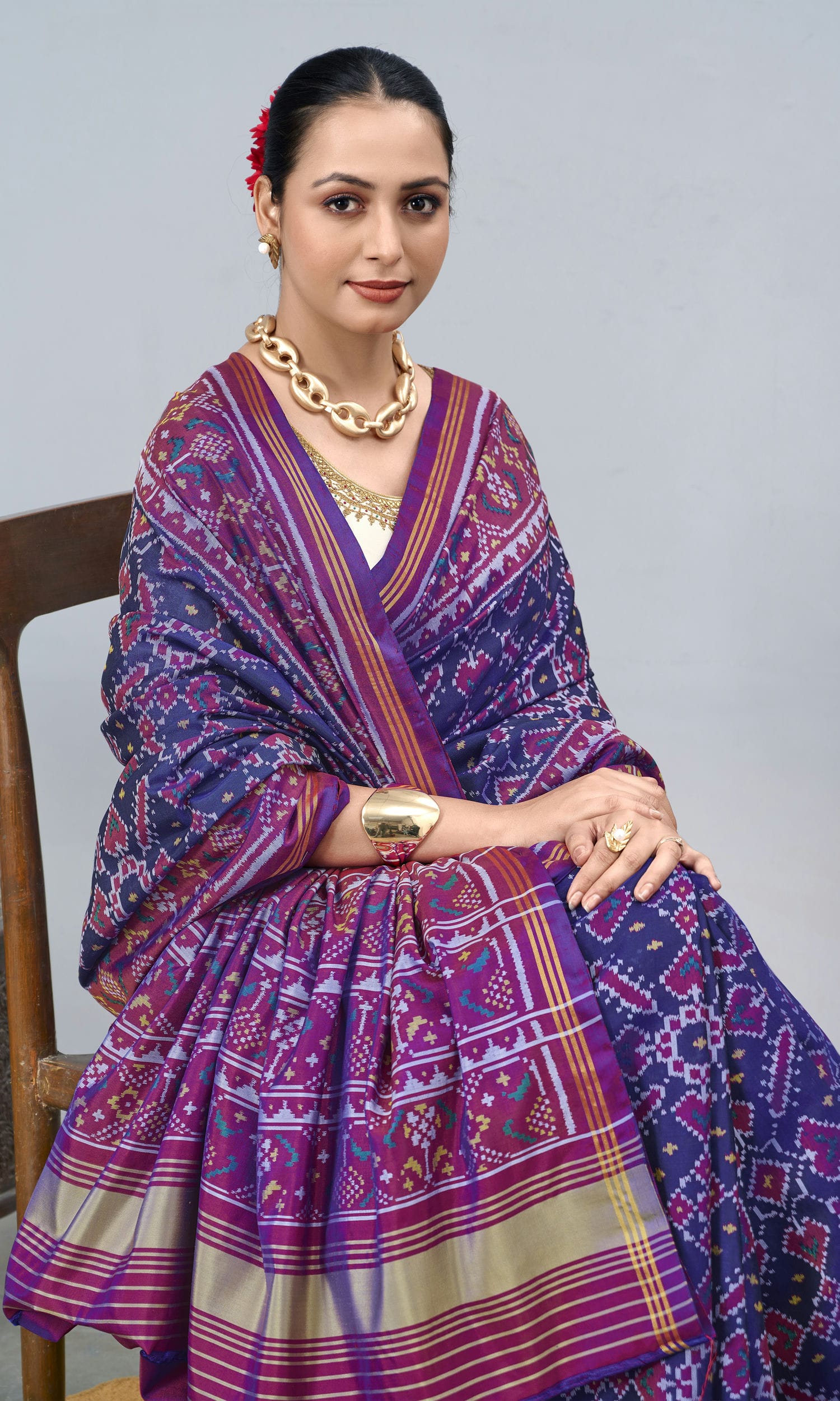 Single Ikat Patola Saree
