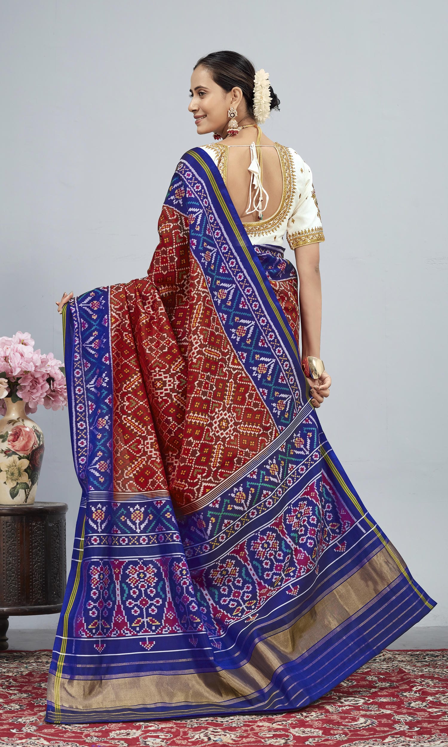 Single Ikat Patola Saree