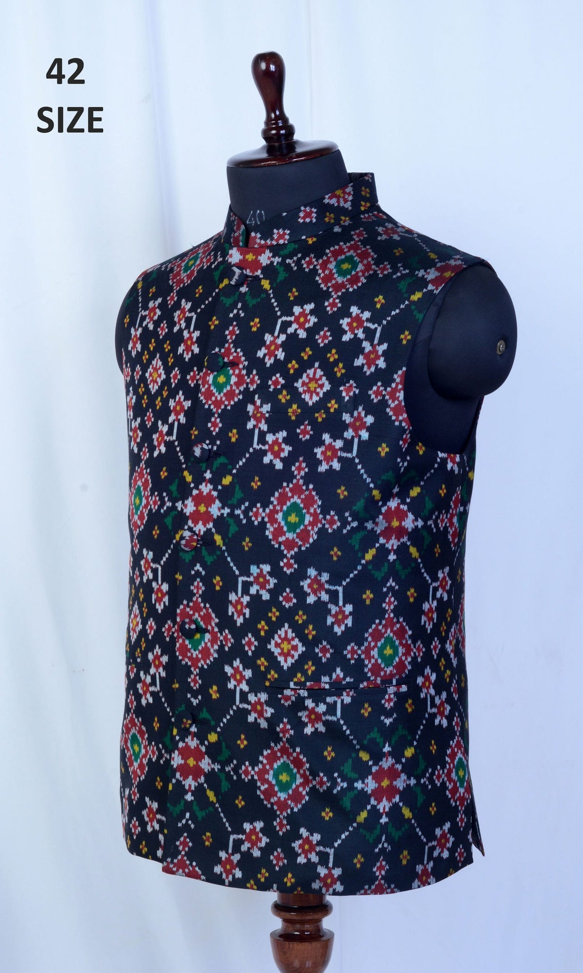 Modi Jacket Single Ikat Patola