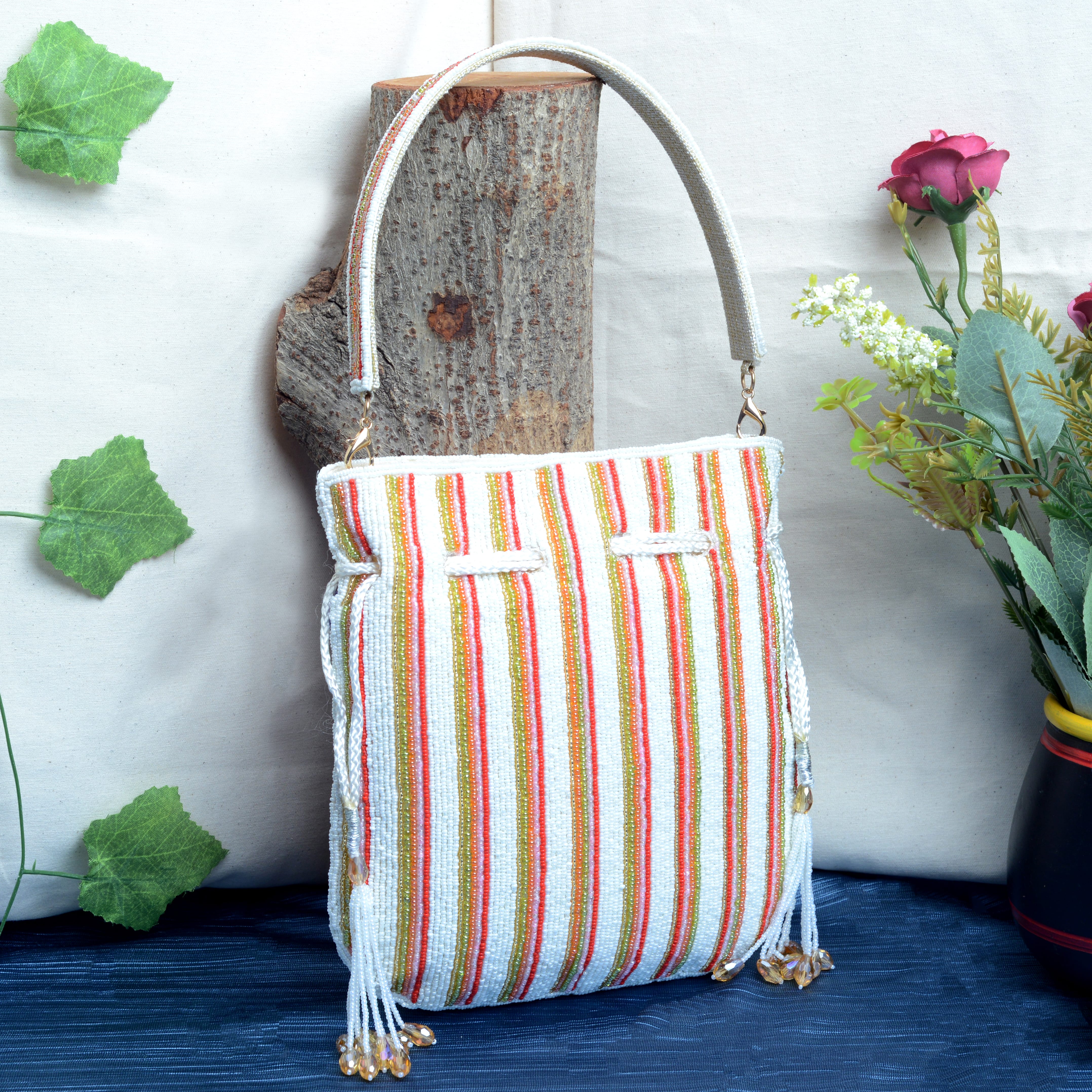 Pearl Beaded Handbag