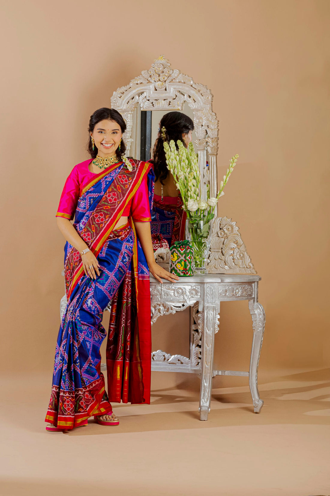 Single Ikat Patola Saree