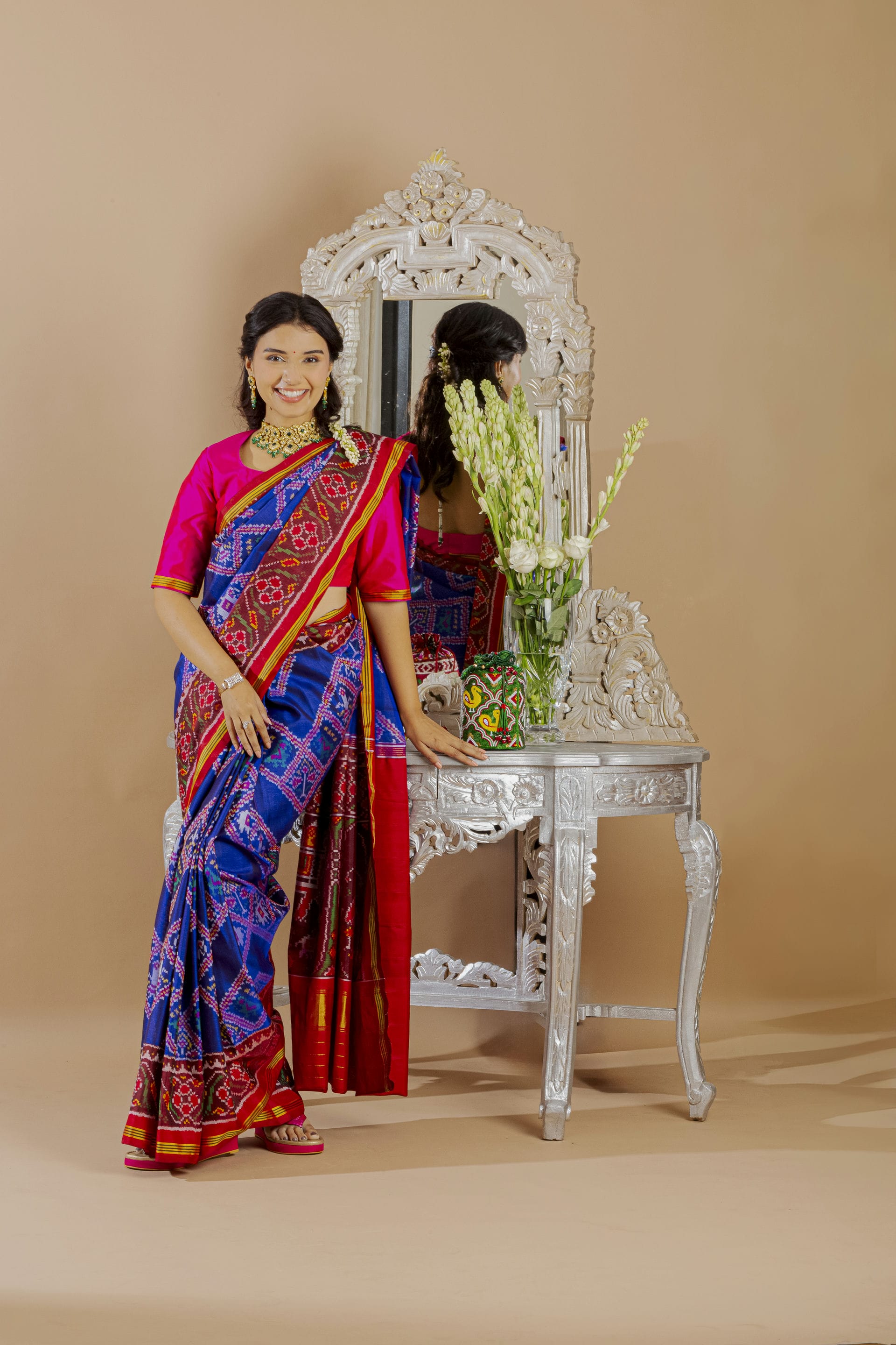 Single Ikat Patola Saree