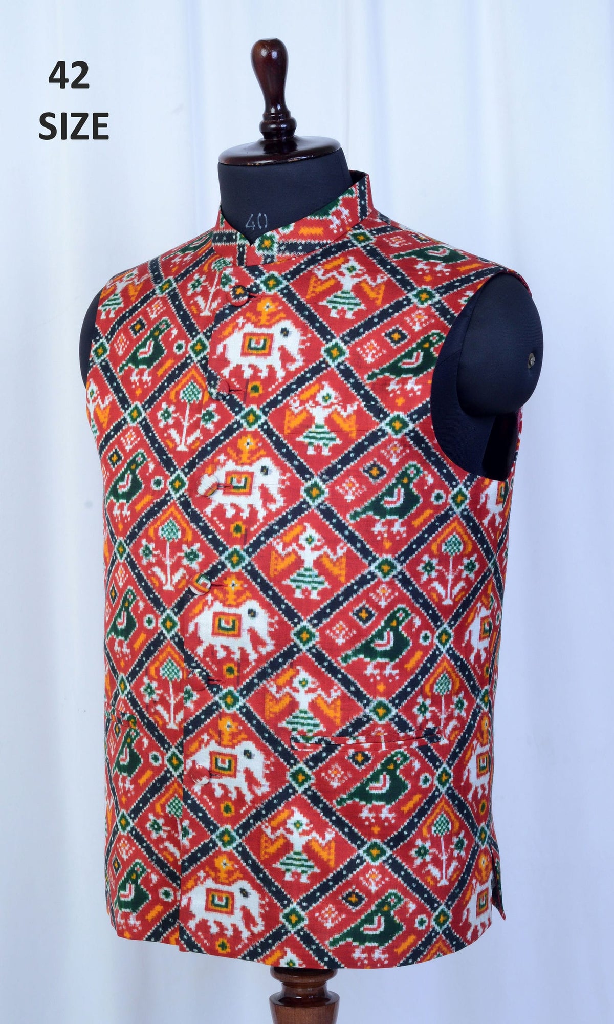 Modi Jacket Double Ikat Patola