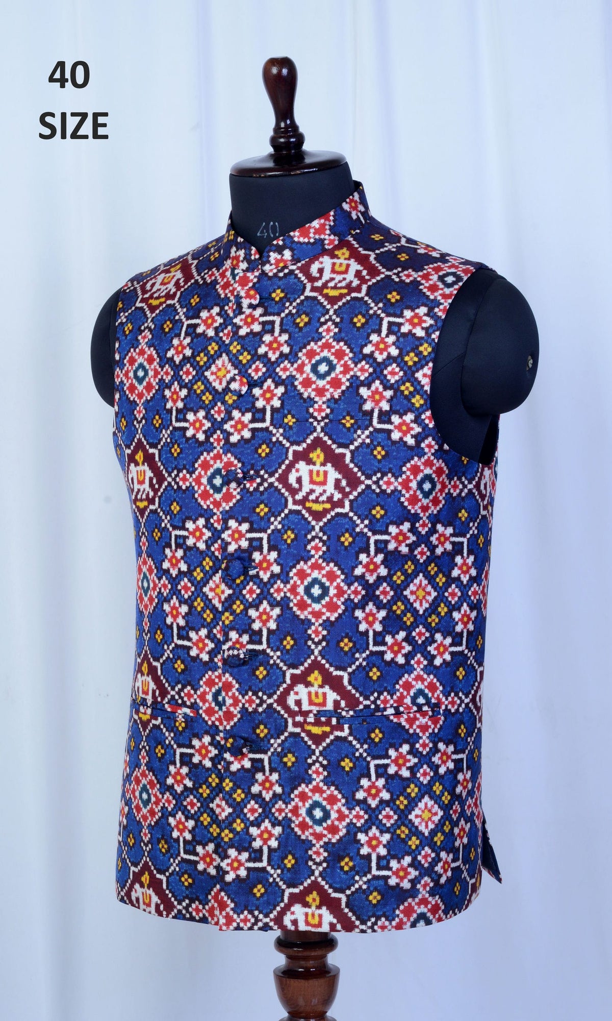 Modi Jacket Double Ikat Patola
