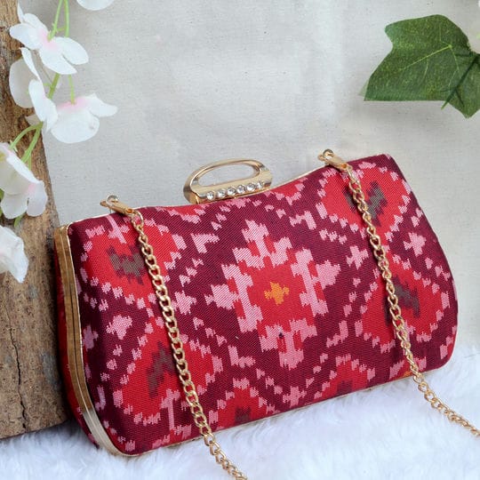 Single Ikat Patola Clutch