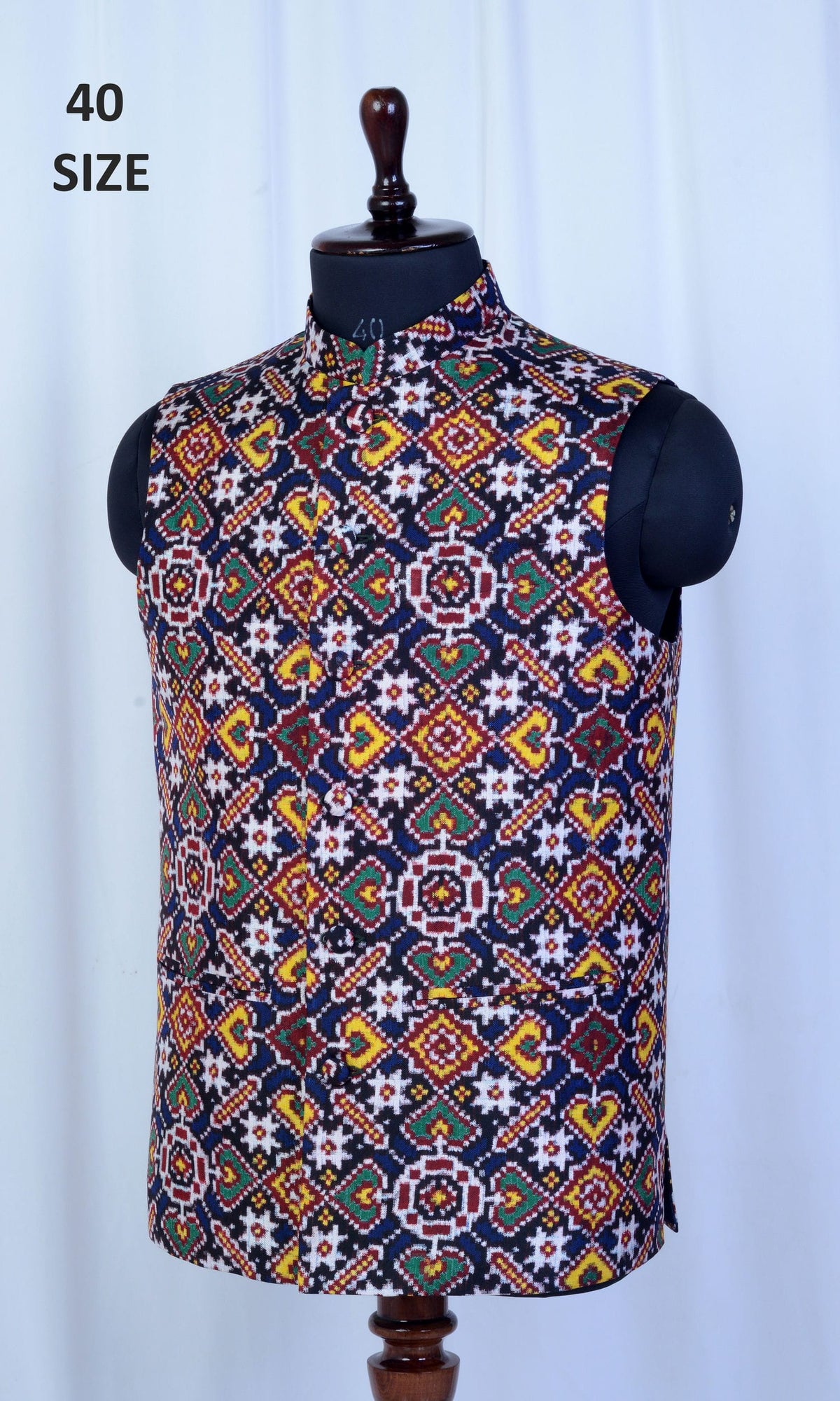Modi Jacket Double Ikat Patola