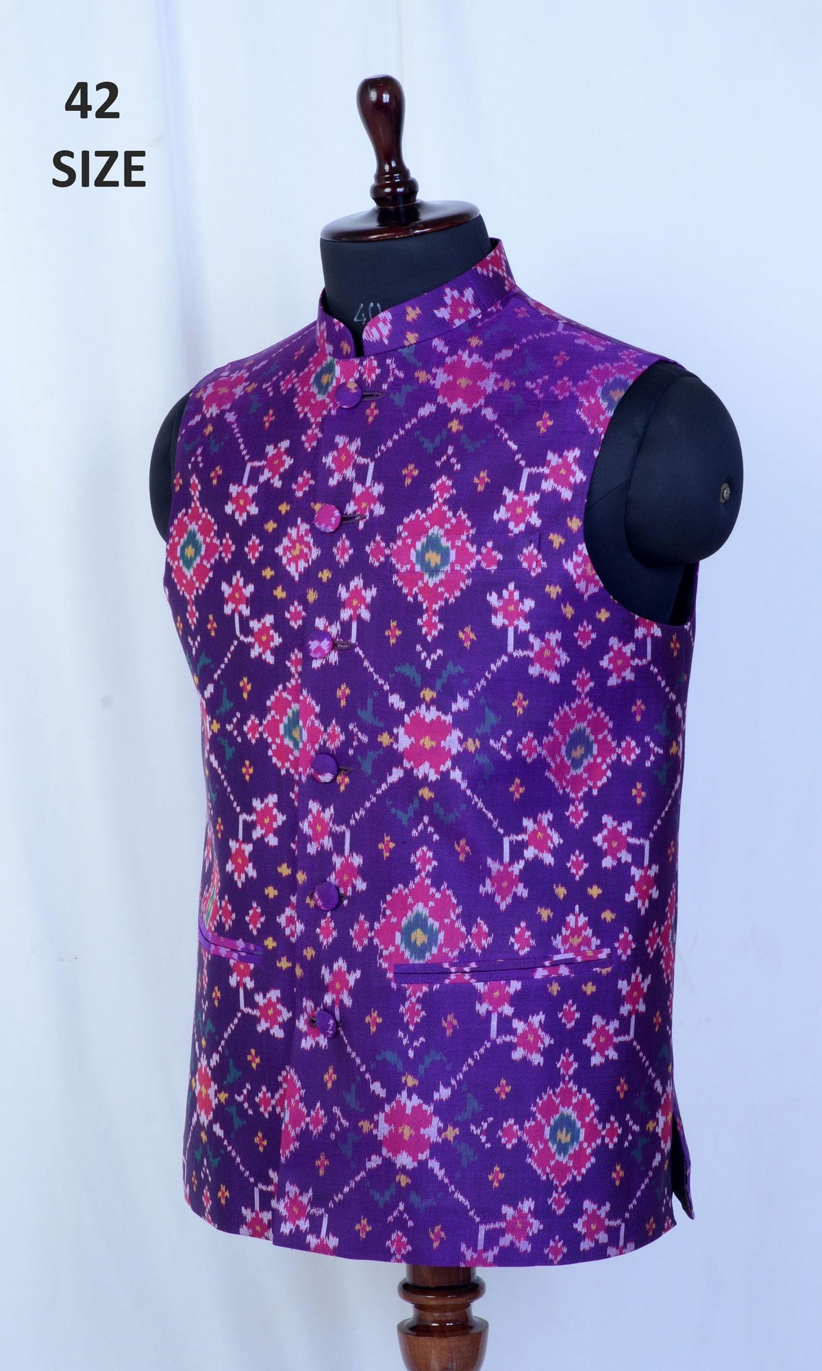 Modi Jacket Single Ikat Patola