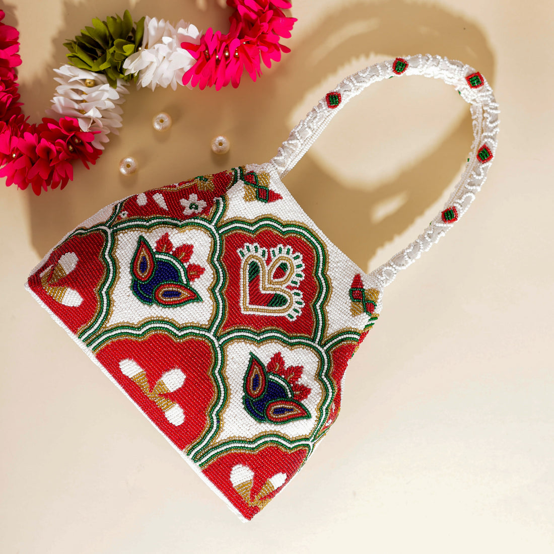 Moti Patola Beaded Batva Handbag