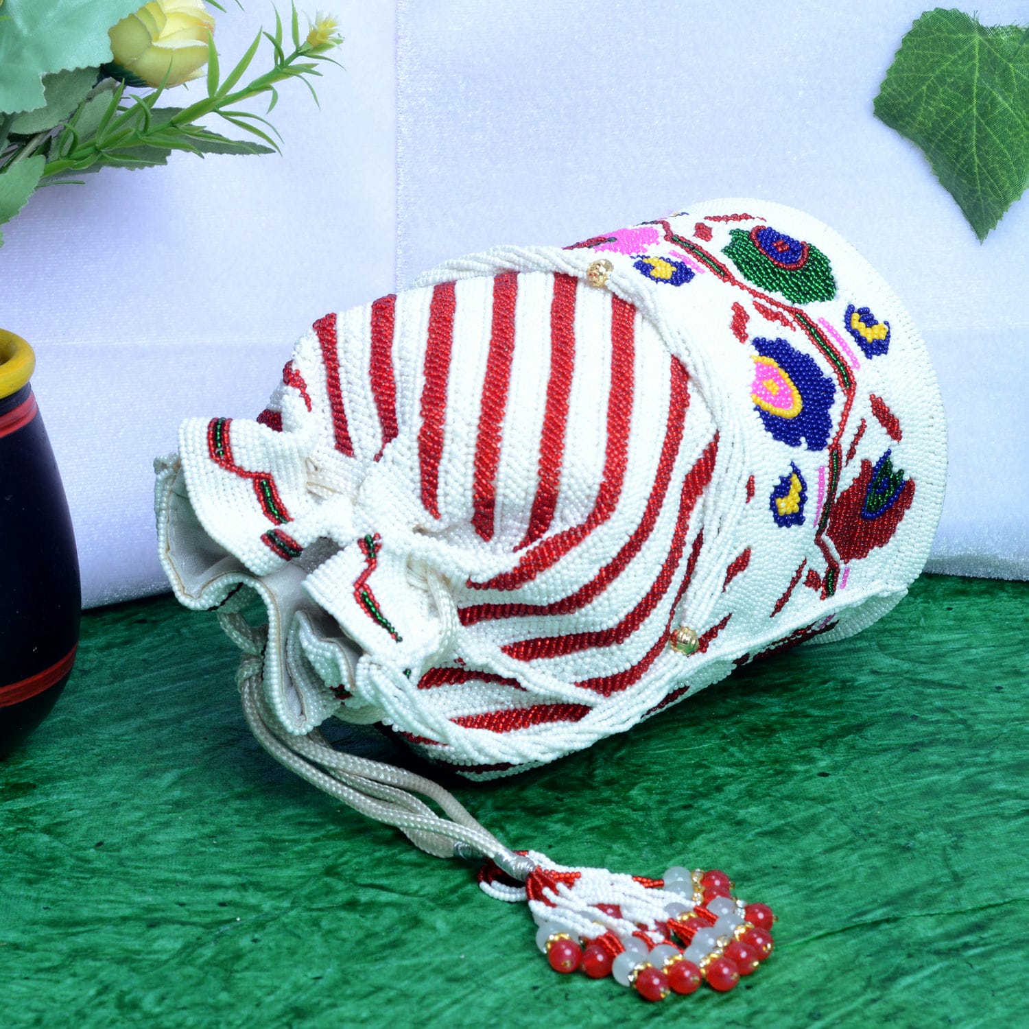 Pearl Beaded Batva