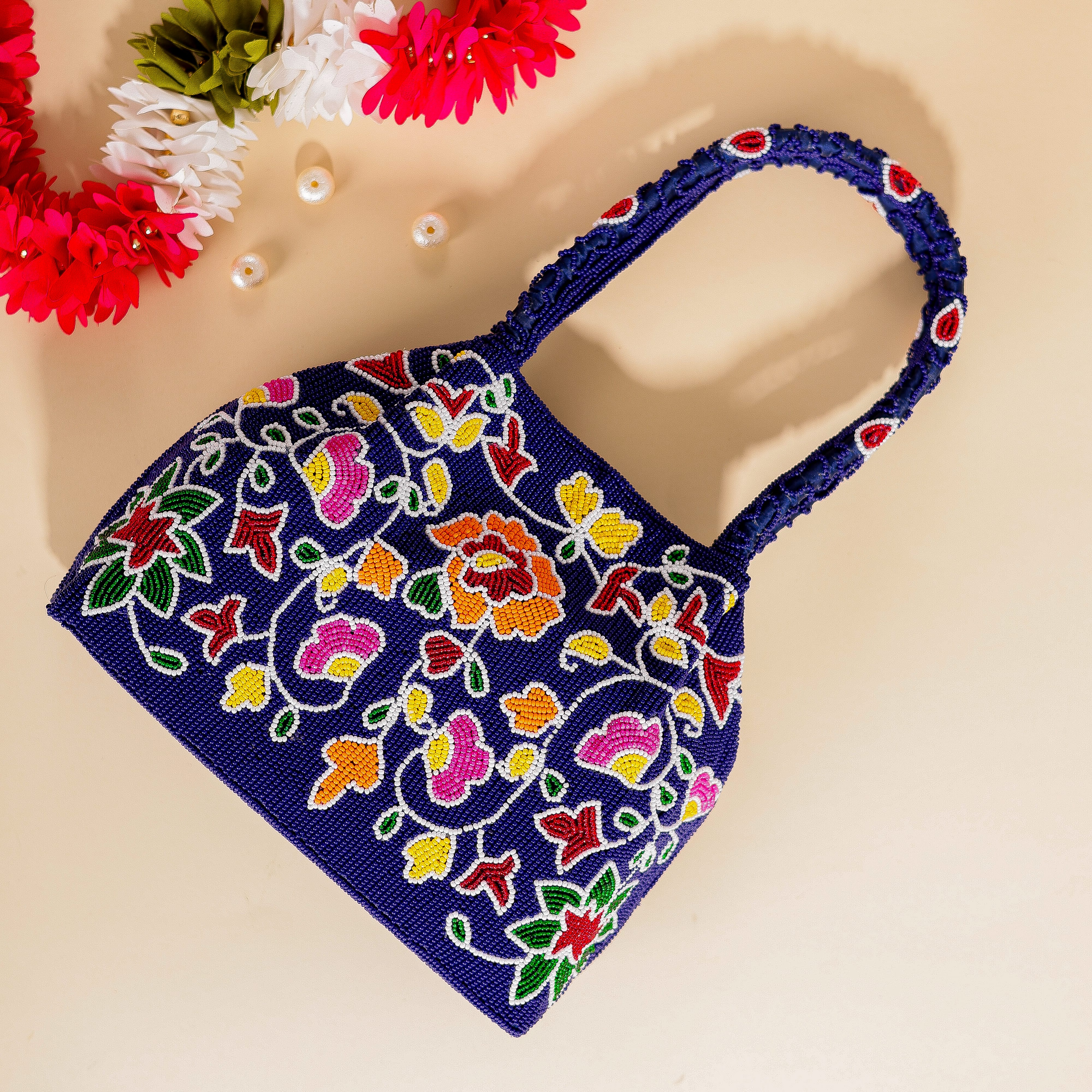 Moti Patola Beaded Batva Handbag