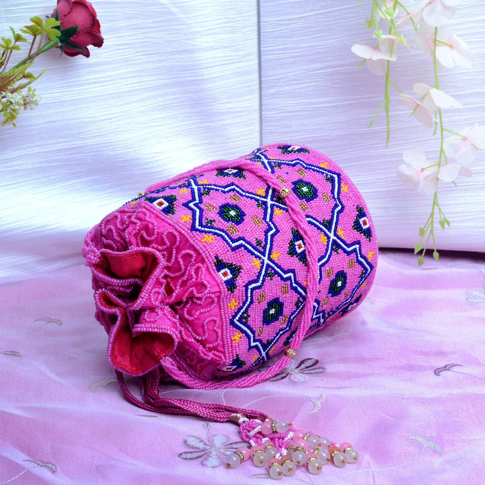 Pearl Beaded Batva