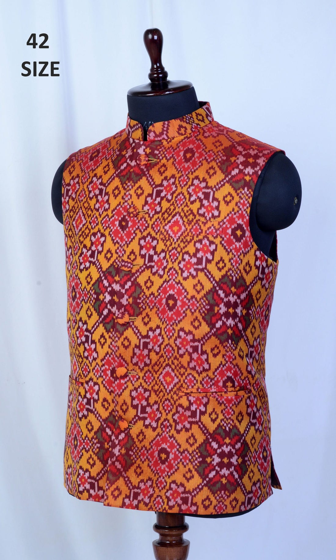 Modi Jacket Single Ikat Patola