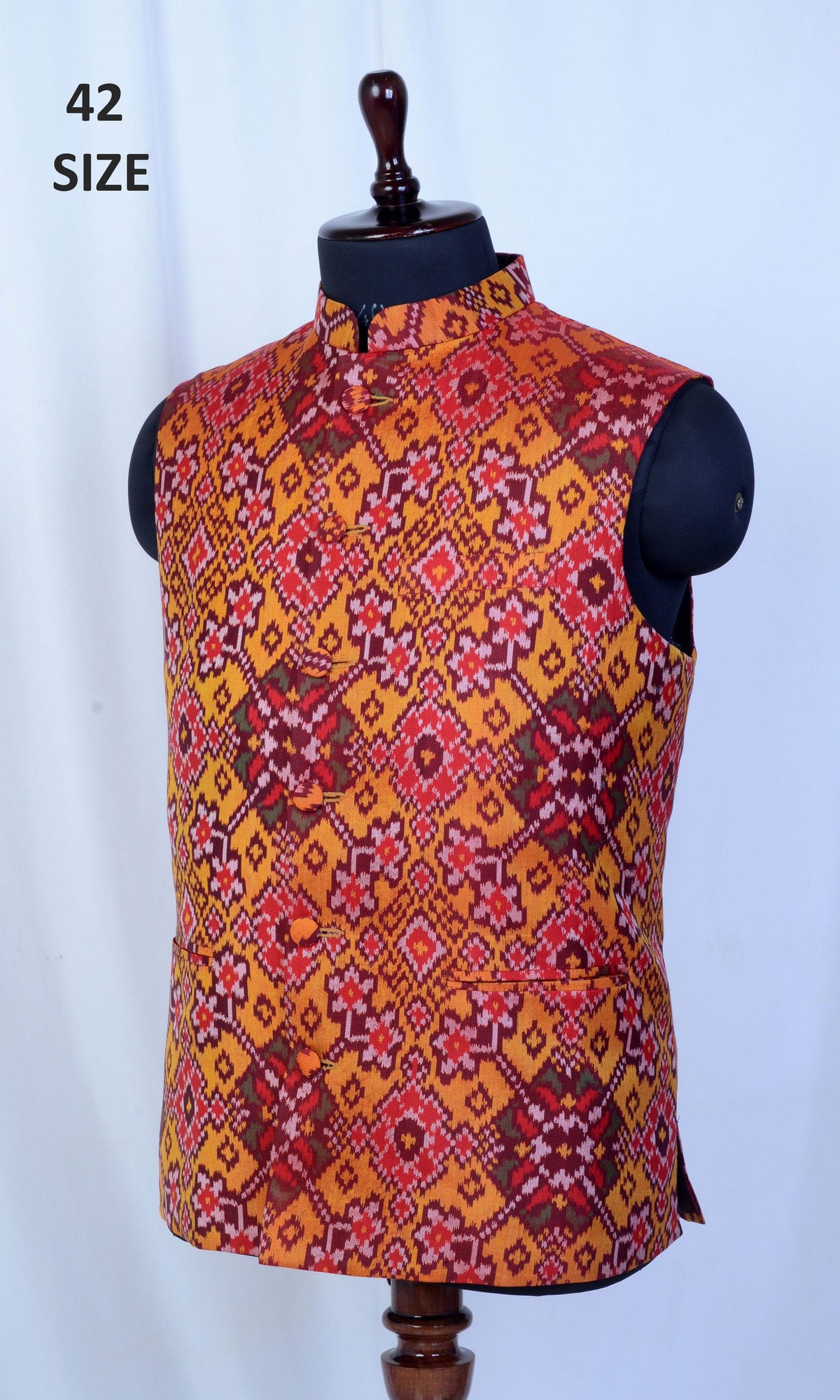 Modi Jacket Single Ikat Patola