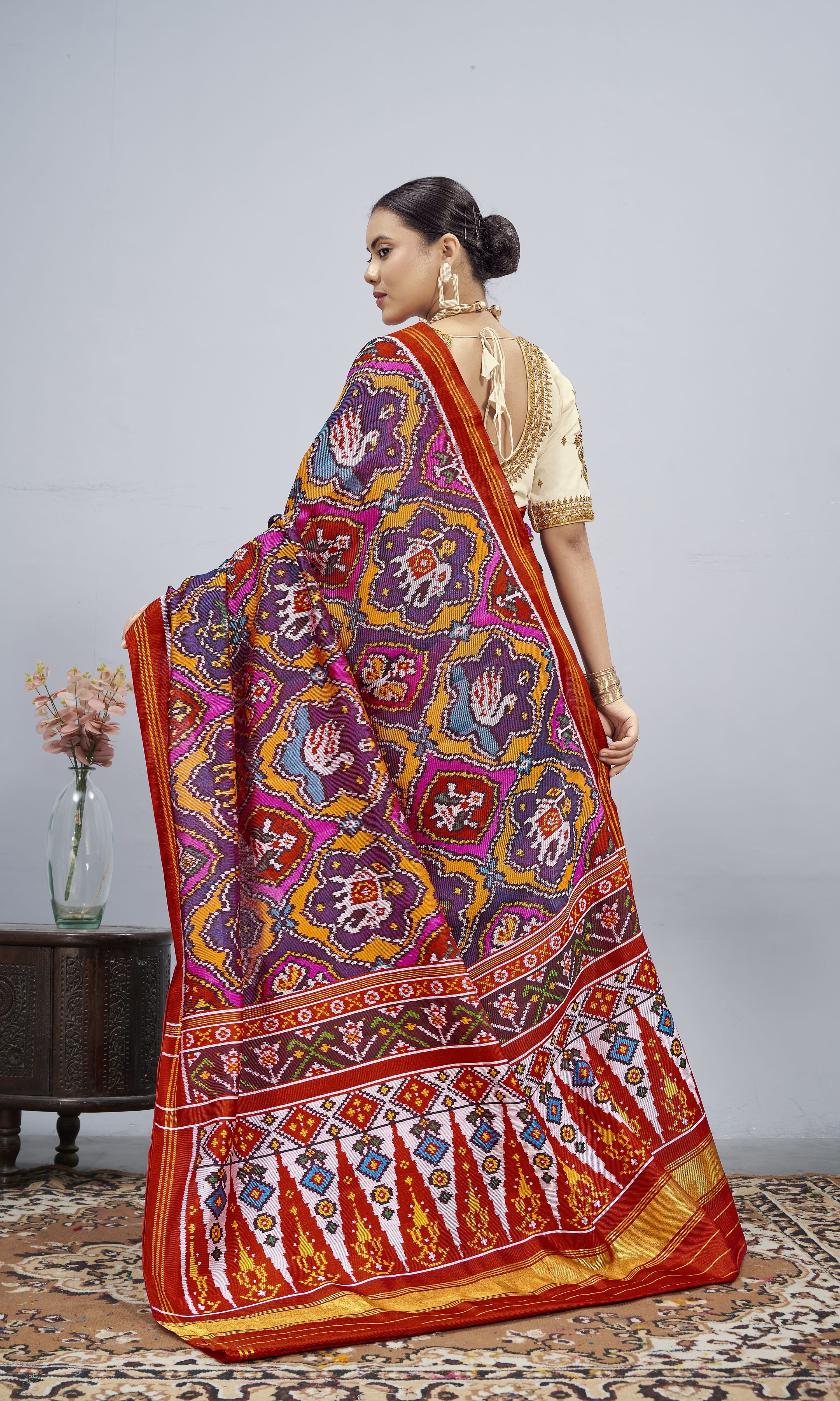 Twill Weave Patola Saree