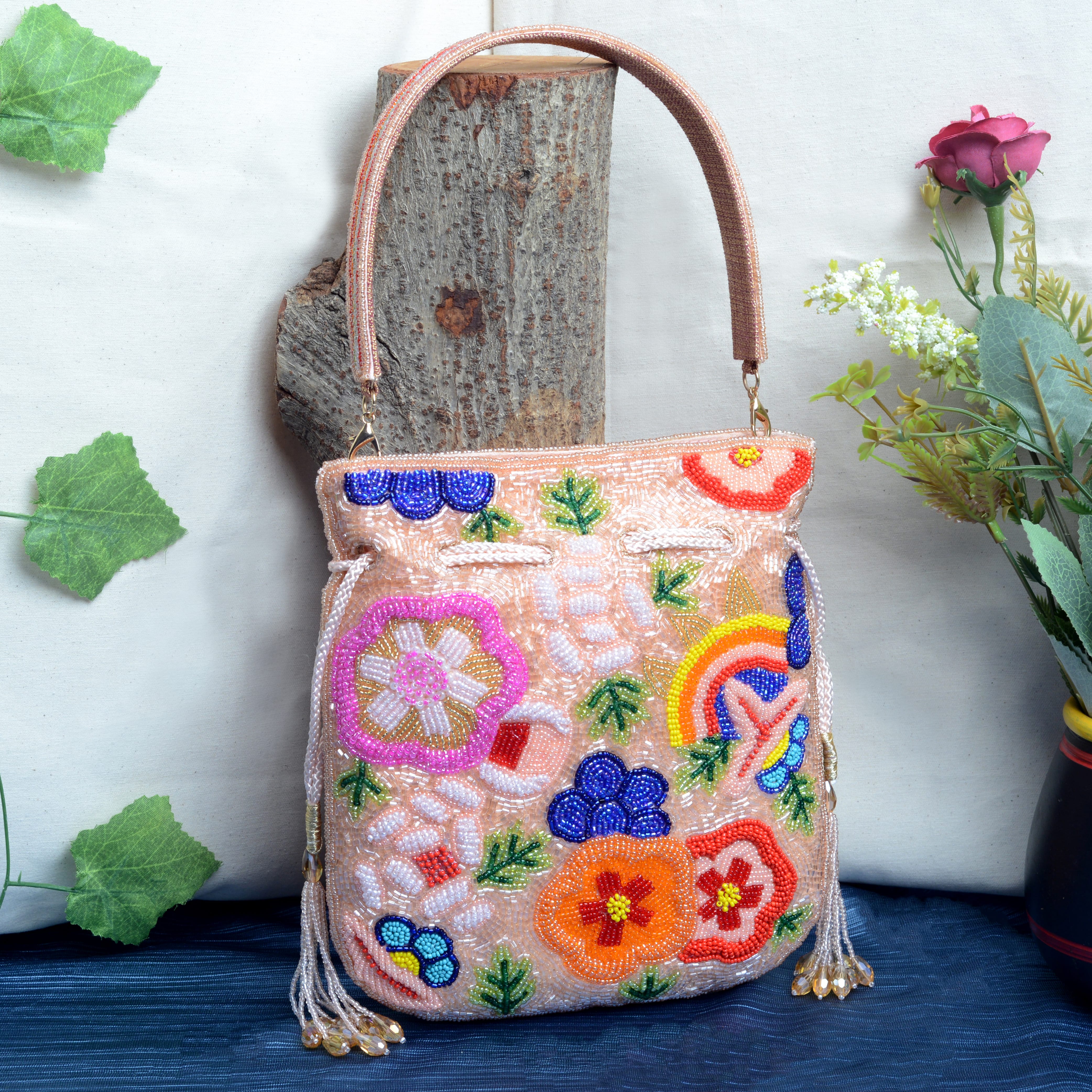 Pearl Beaded Handbag