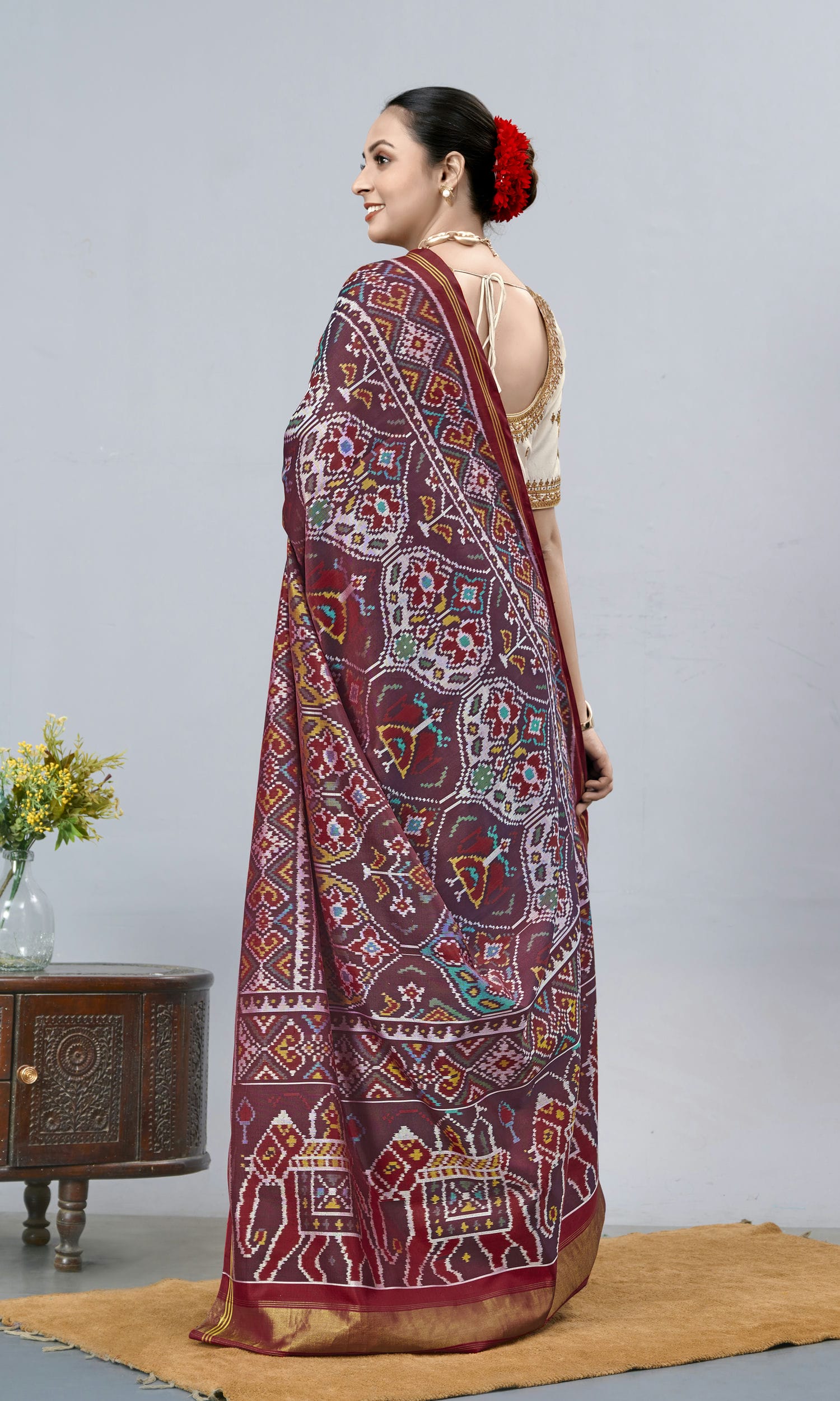 Single Ikat Patola Saree