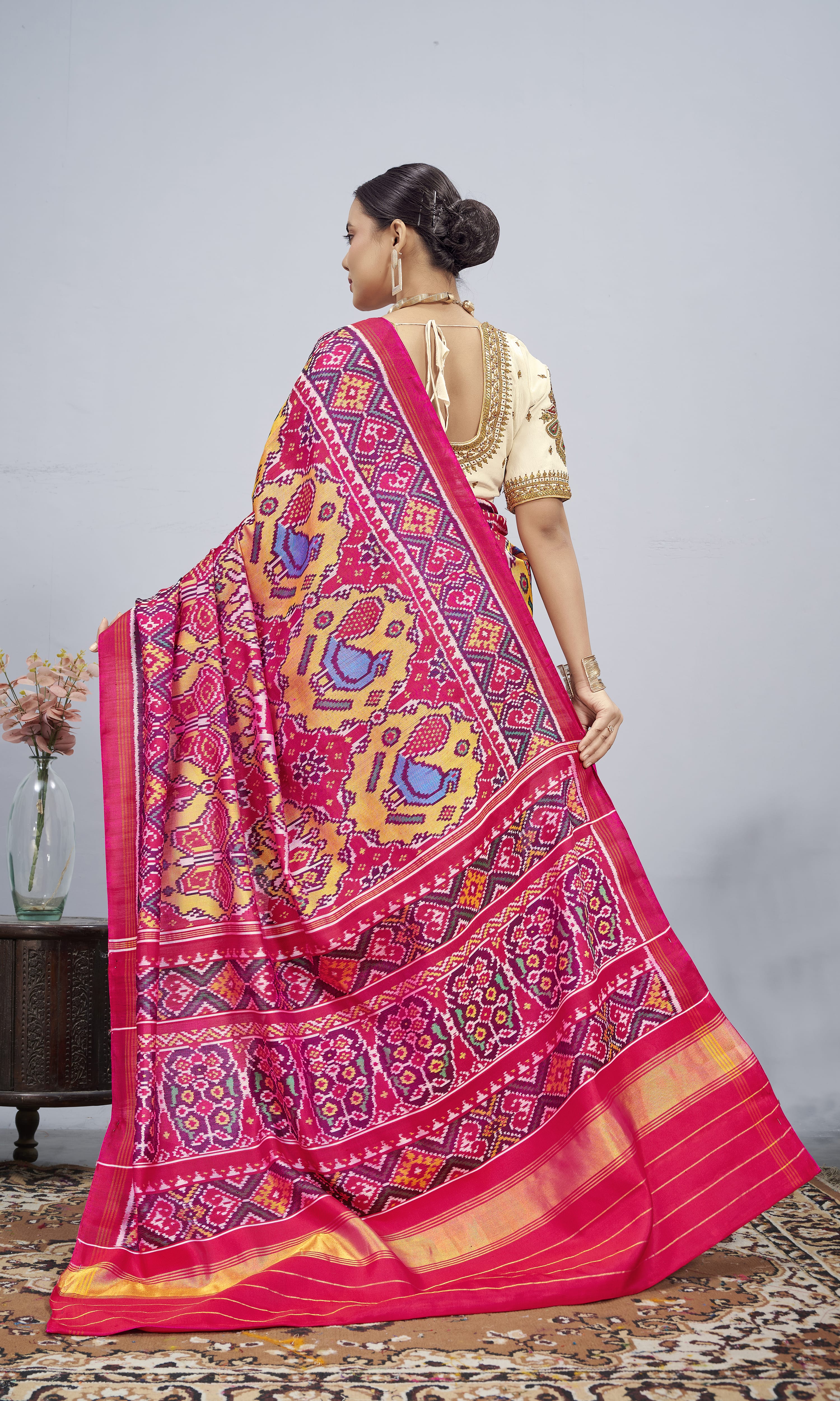 Twill Weave Patola Saree