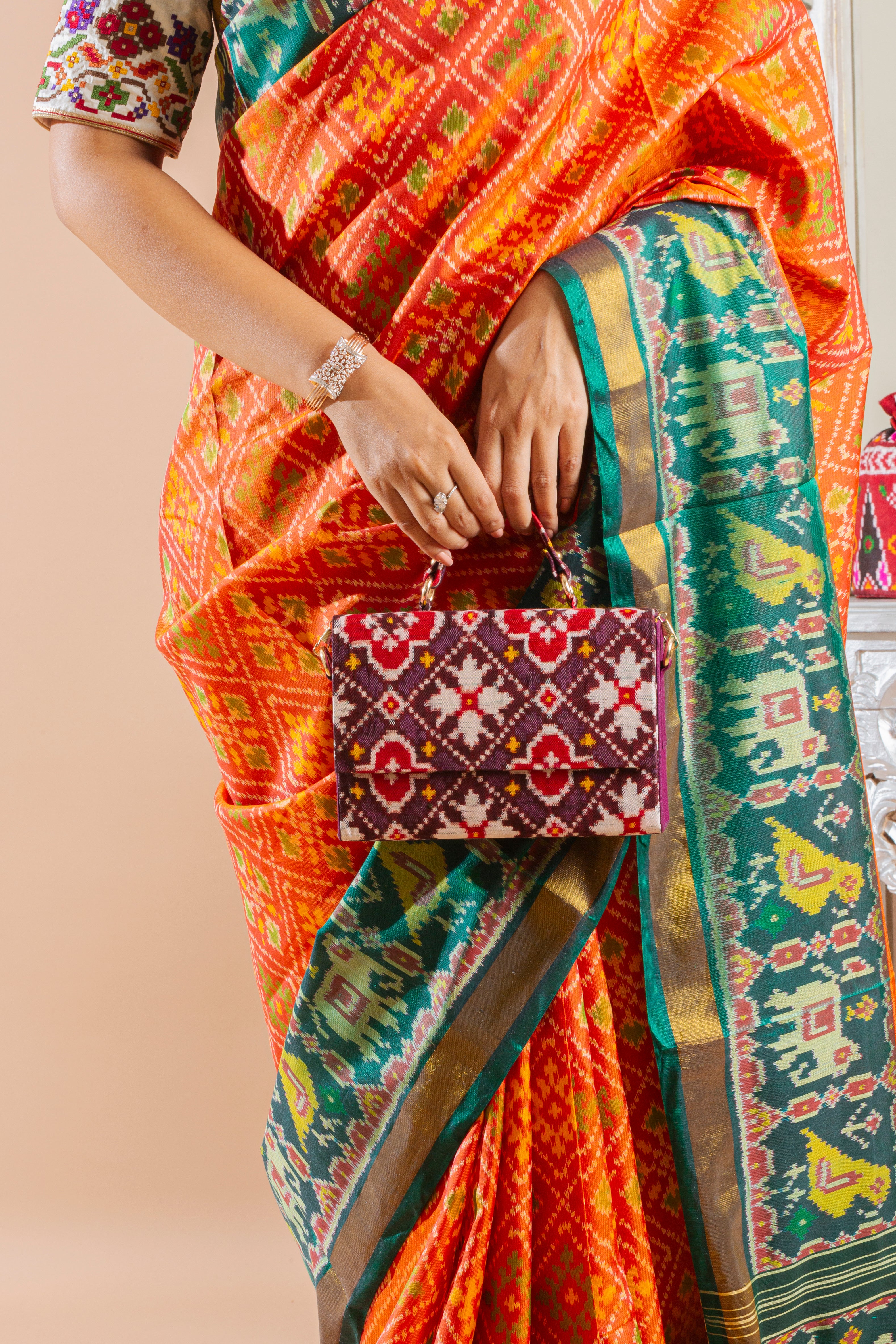 Rajkoti Patola Saree