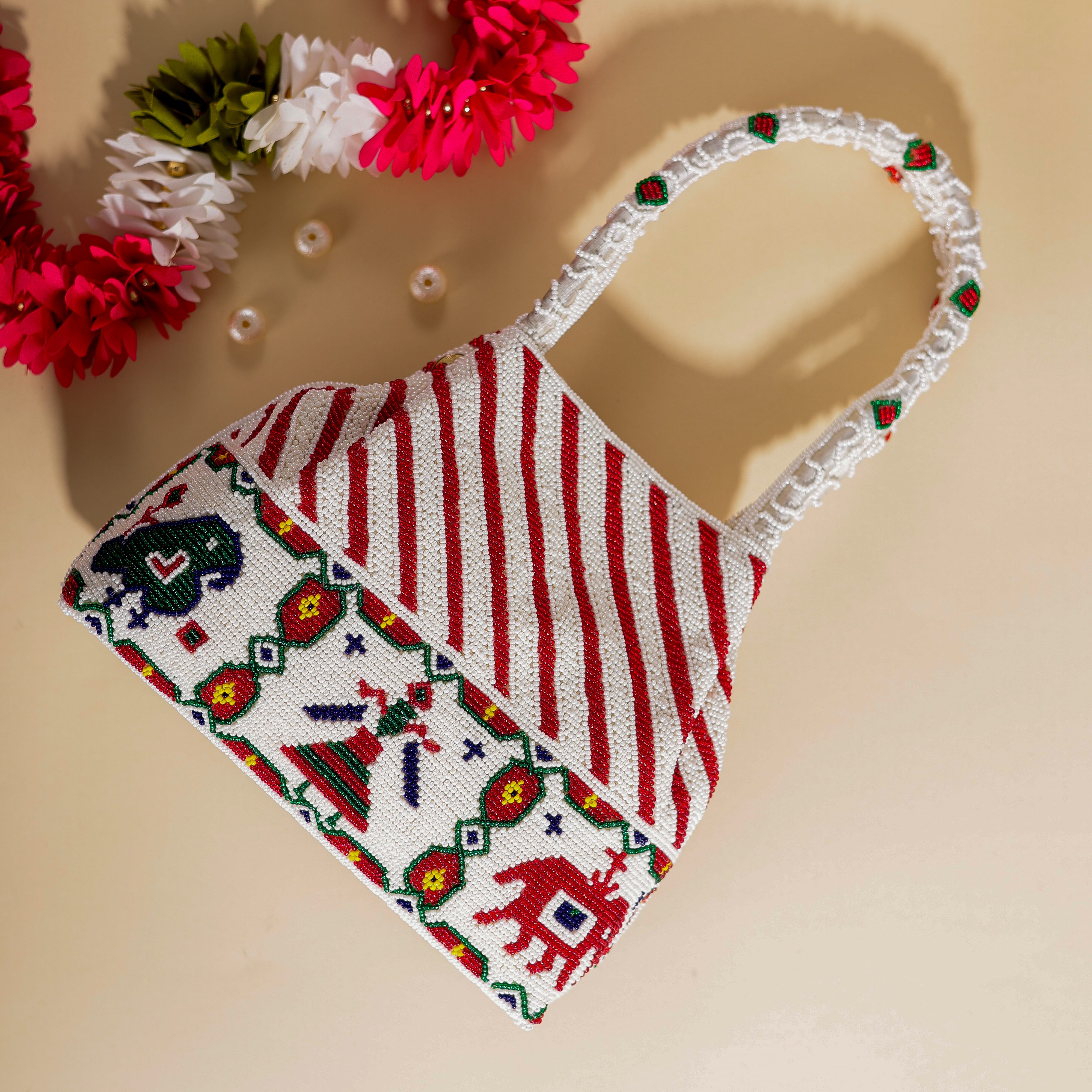 Moti Patola Beaded Batva Handbag