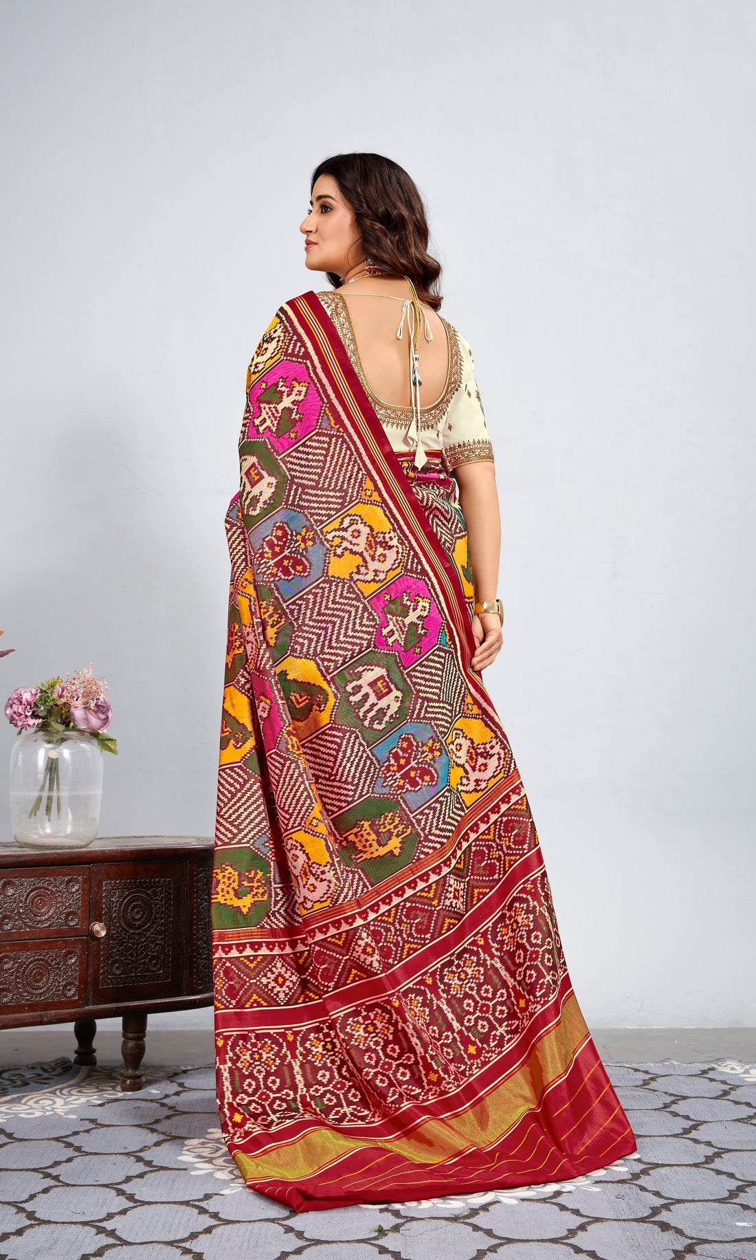 Single Ikat Patola Saree
