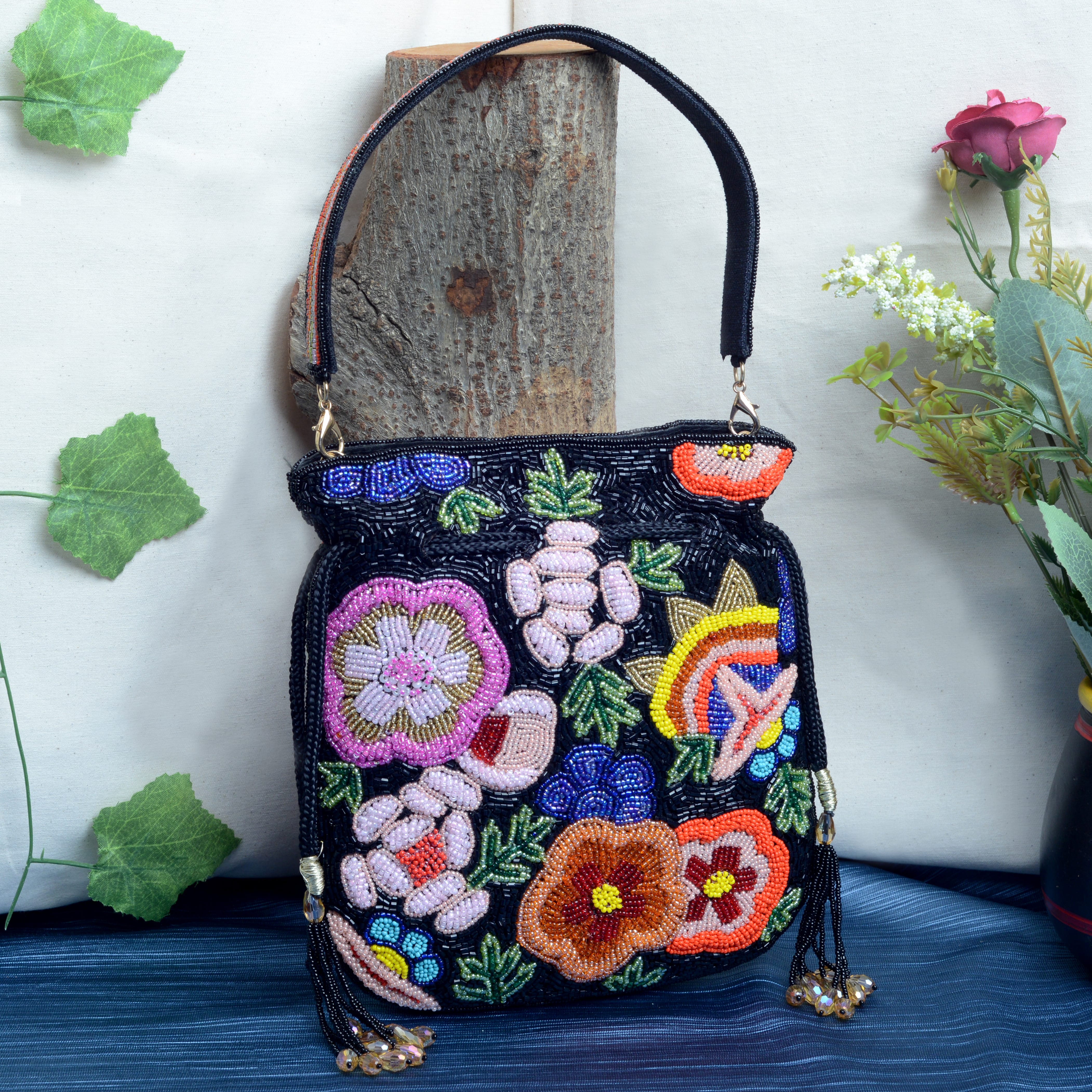Pearl Beaded Handbag