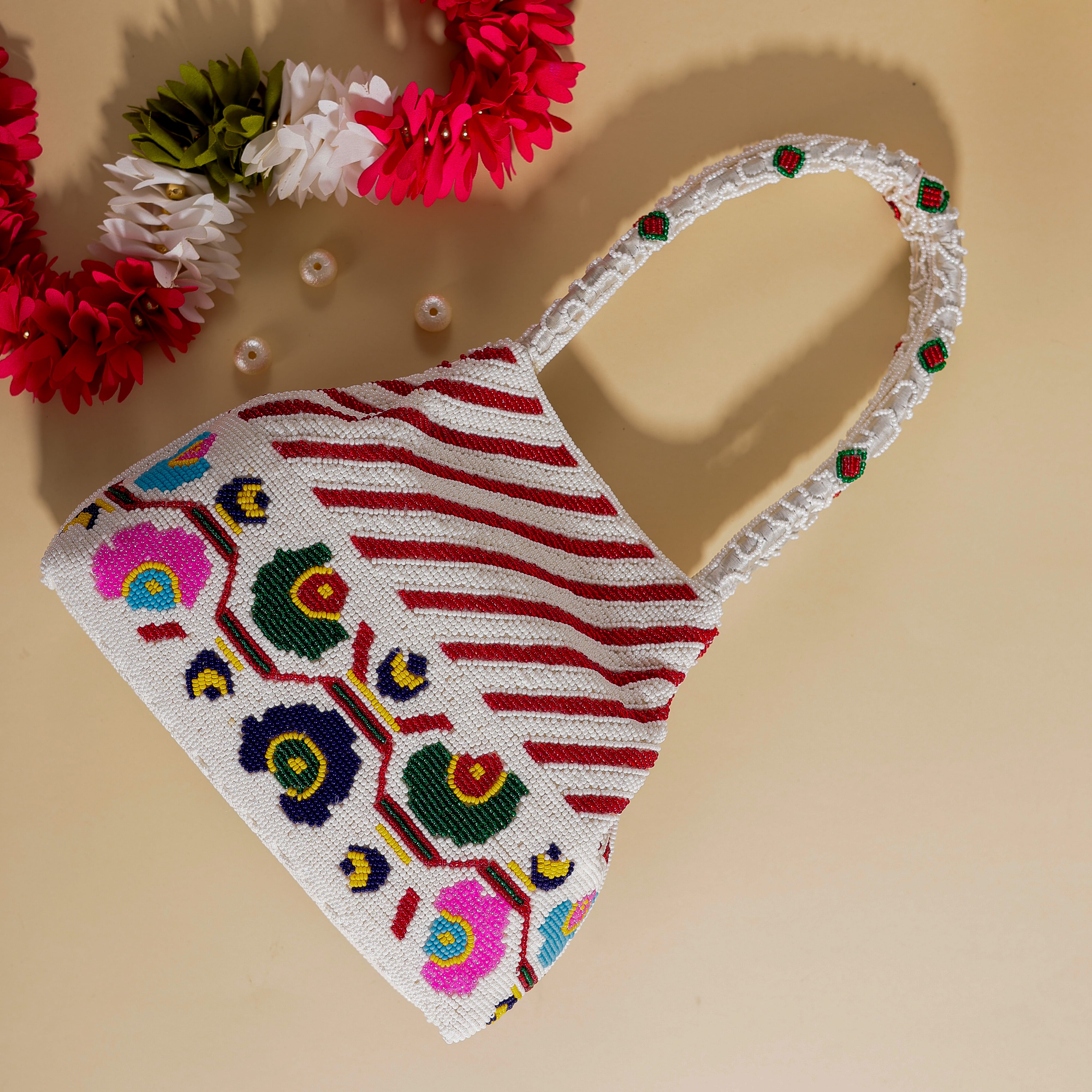 Moti Patola Beaded Batva Handbag