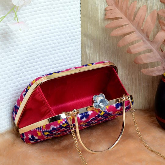 Double Ikat Patola Clutch