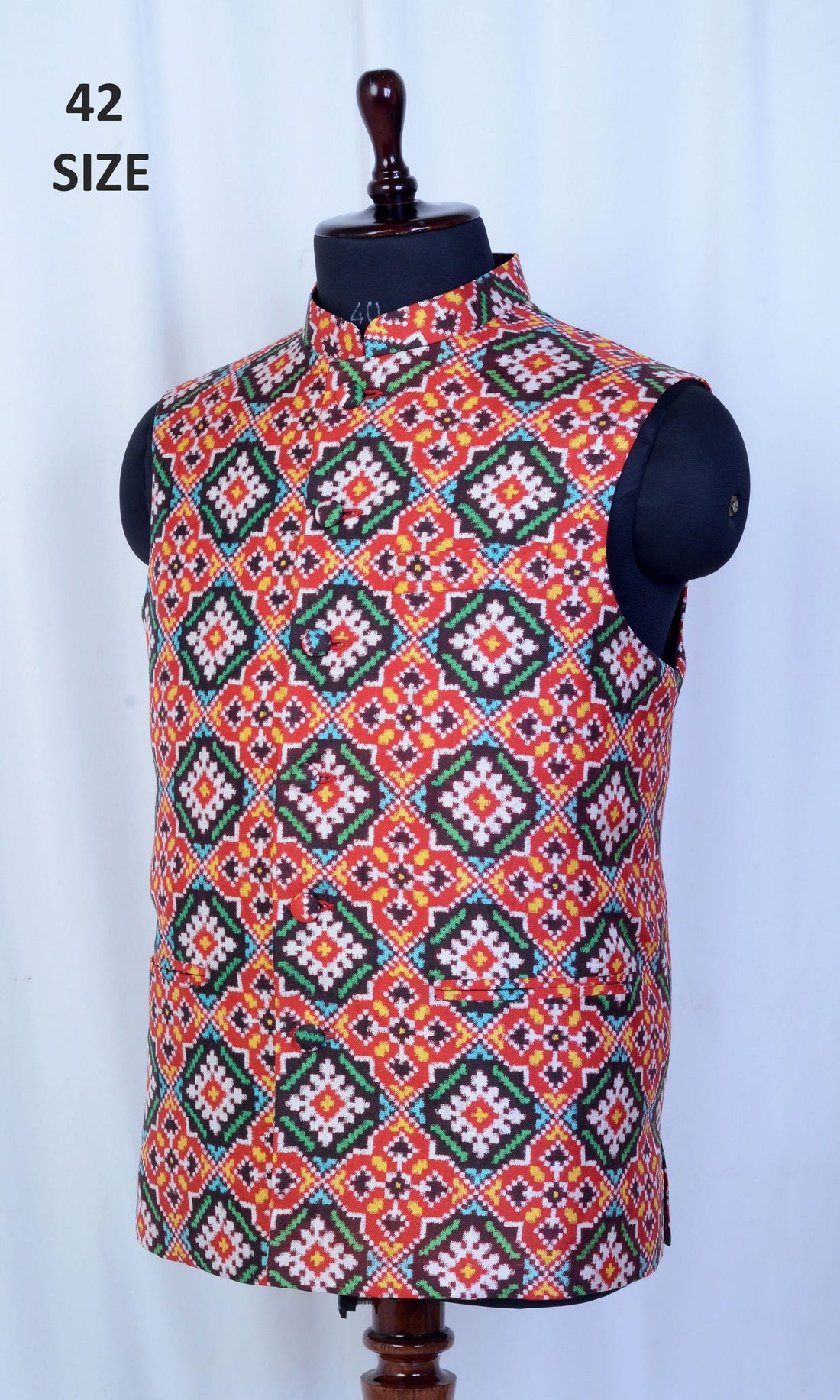 Modi Jacket Double Ikat Patola