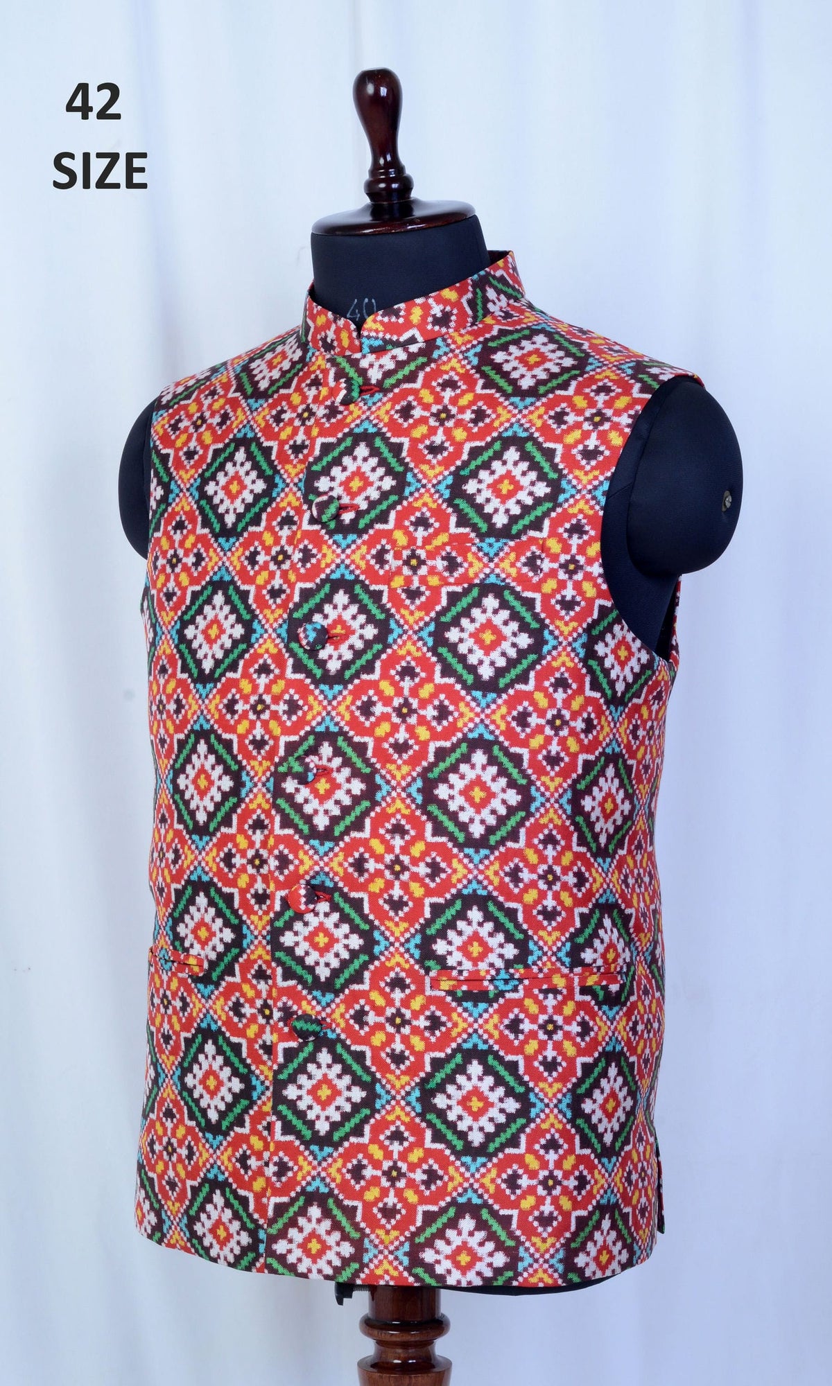 Modi Jacket Double Ikat Patola
