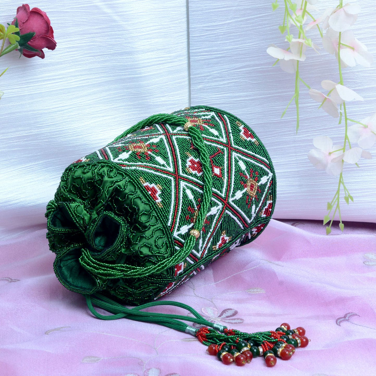 Pearl Beaded Batva