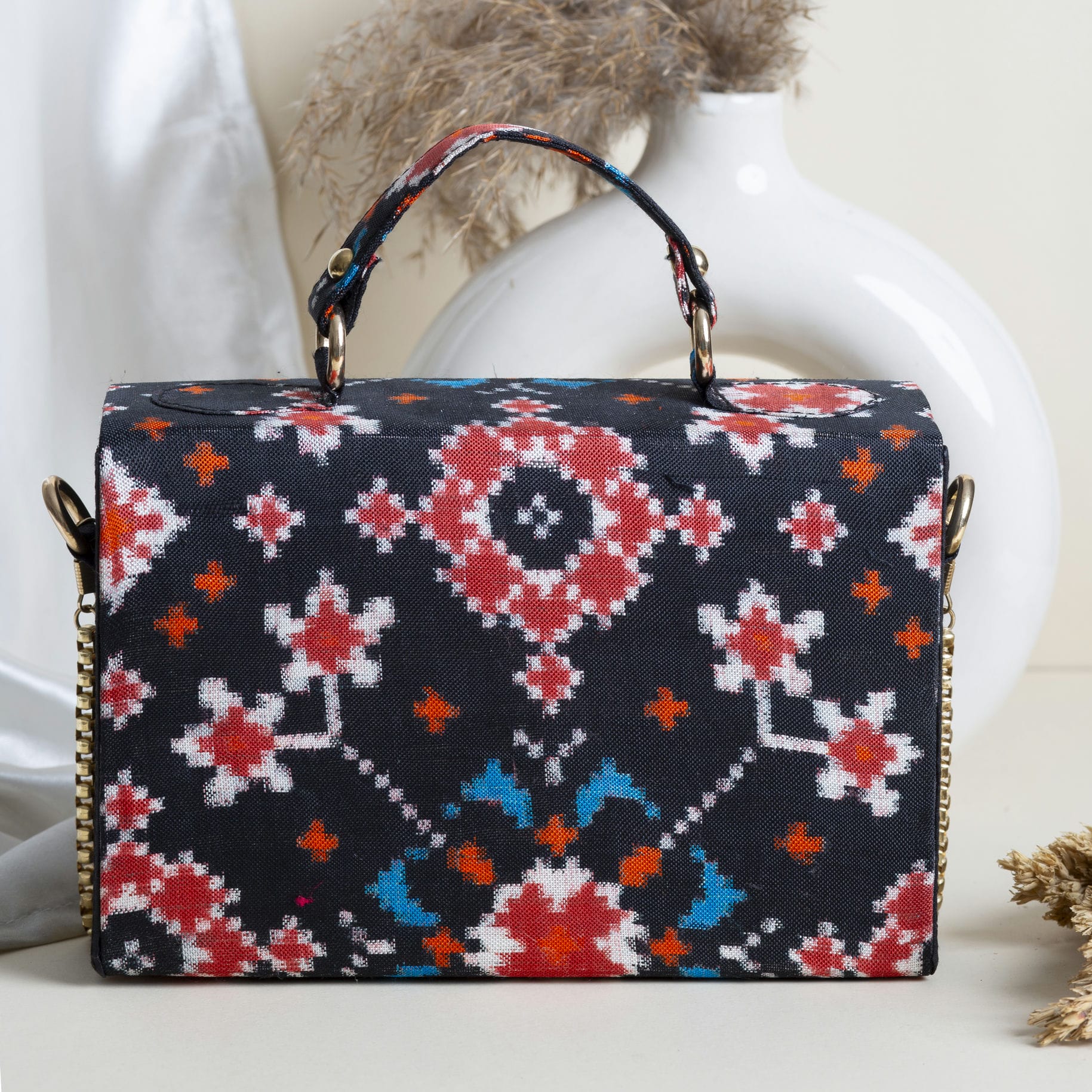 Moti Patola Beaded Batva Handbag